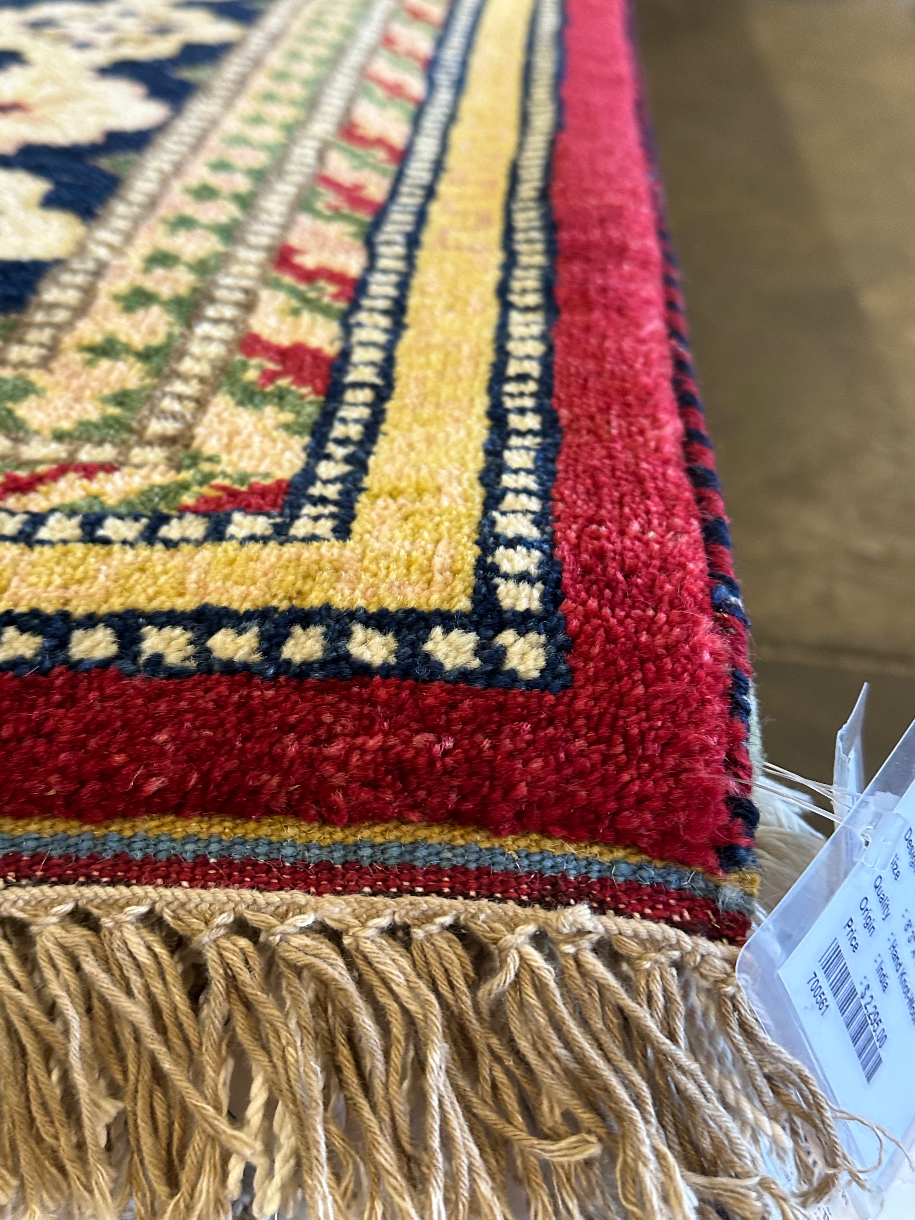 Whitney Smith 8.3x11.5 Red Kazak Rug - CLEARANCE 30% off