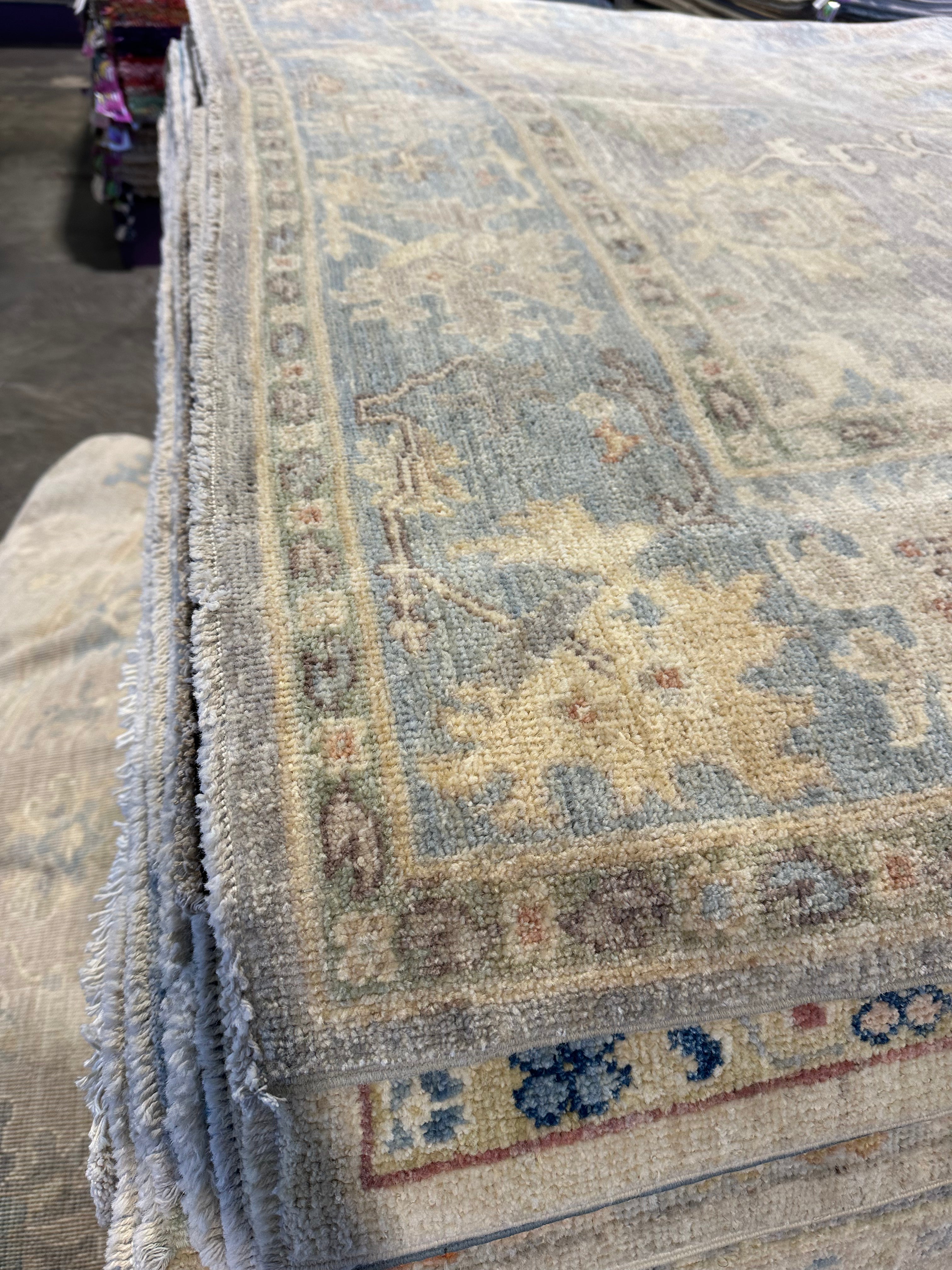 Sarah Alice Jones 6x8.9 Afghani Whitewashed Oushak