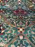 MyLinh Bender 8.8x11.9 Green Kashan Rug - CLEARANCE 30% off