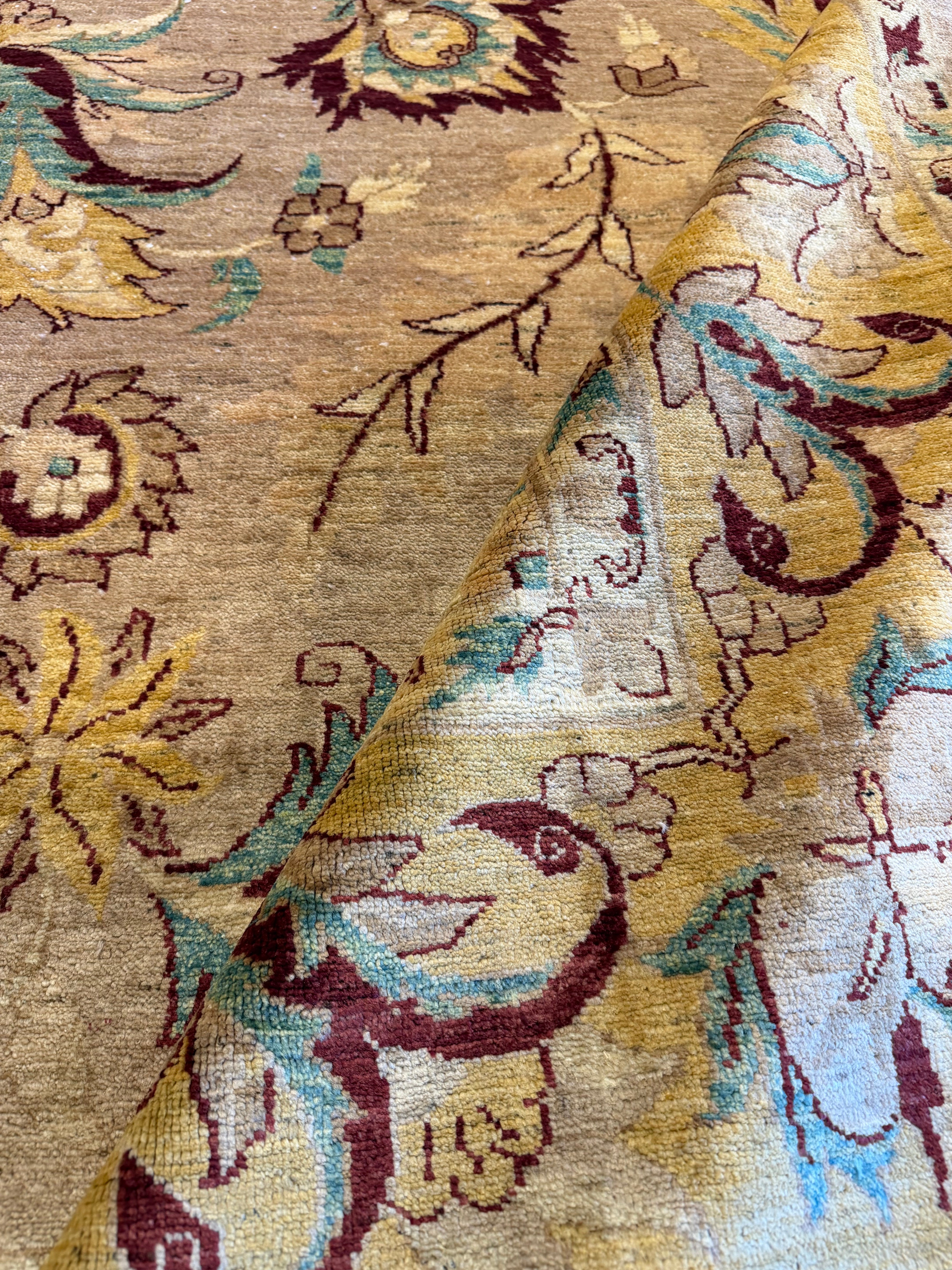 Robin Buckley 8.8x10.11 Turkish Oushak Yellow Rug