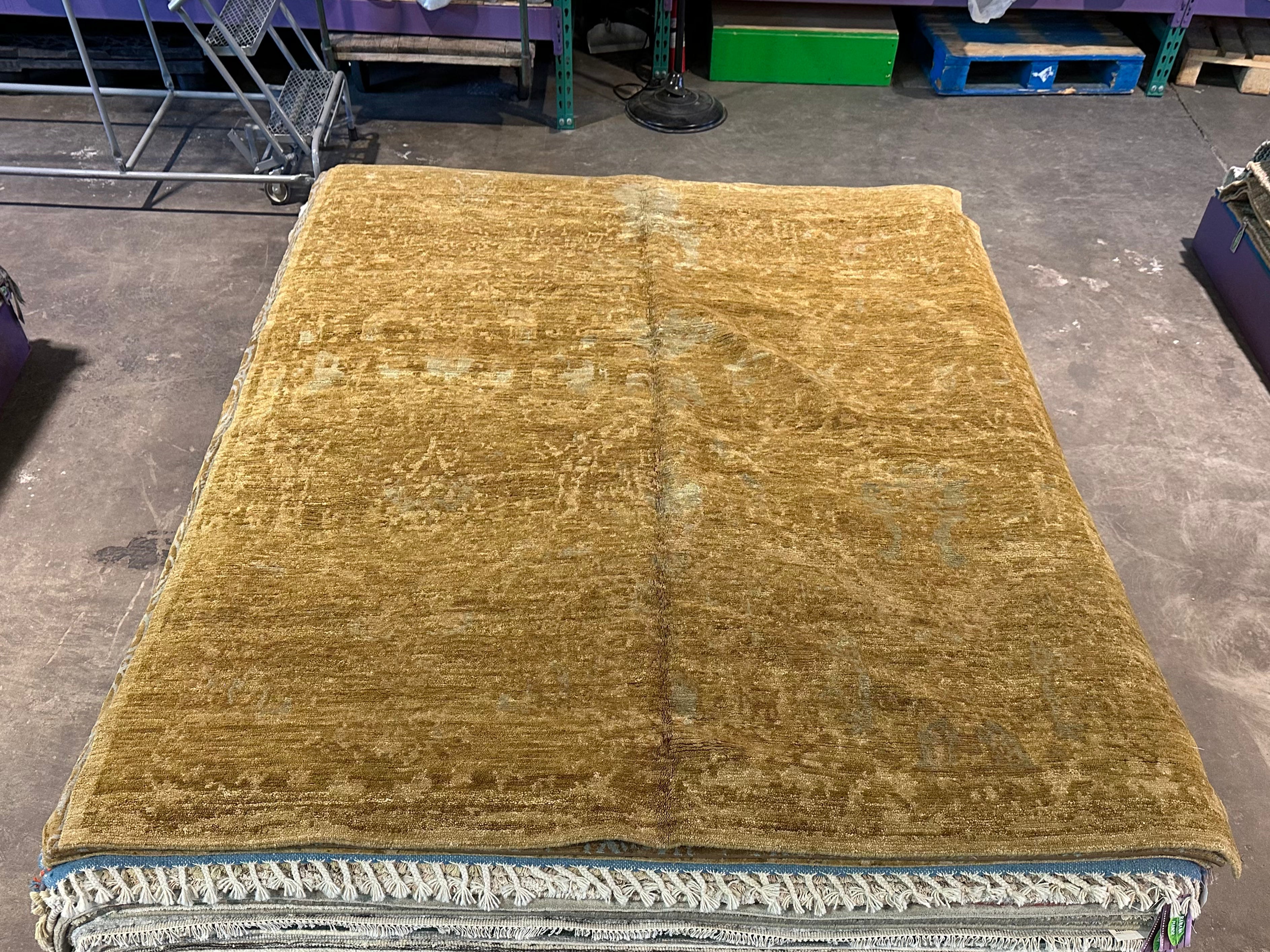 Brett Randle 6x9 Ramsey NW Pewter Tibetan Rug