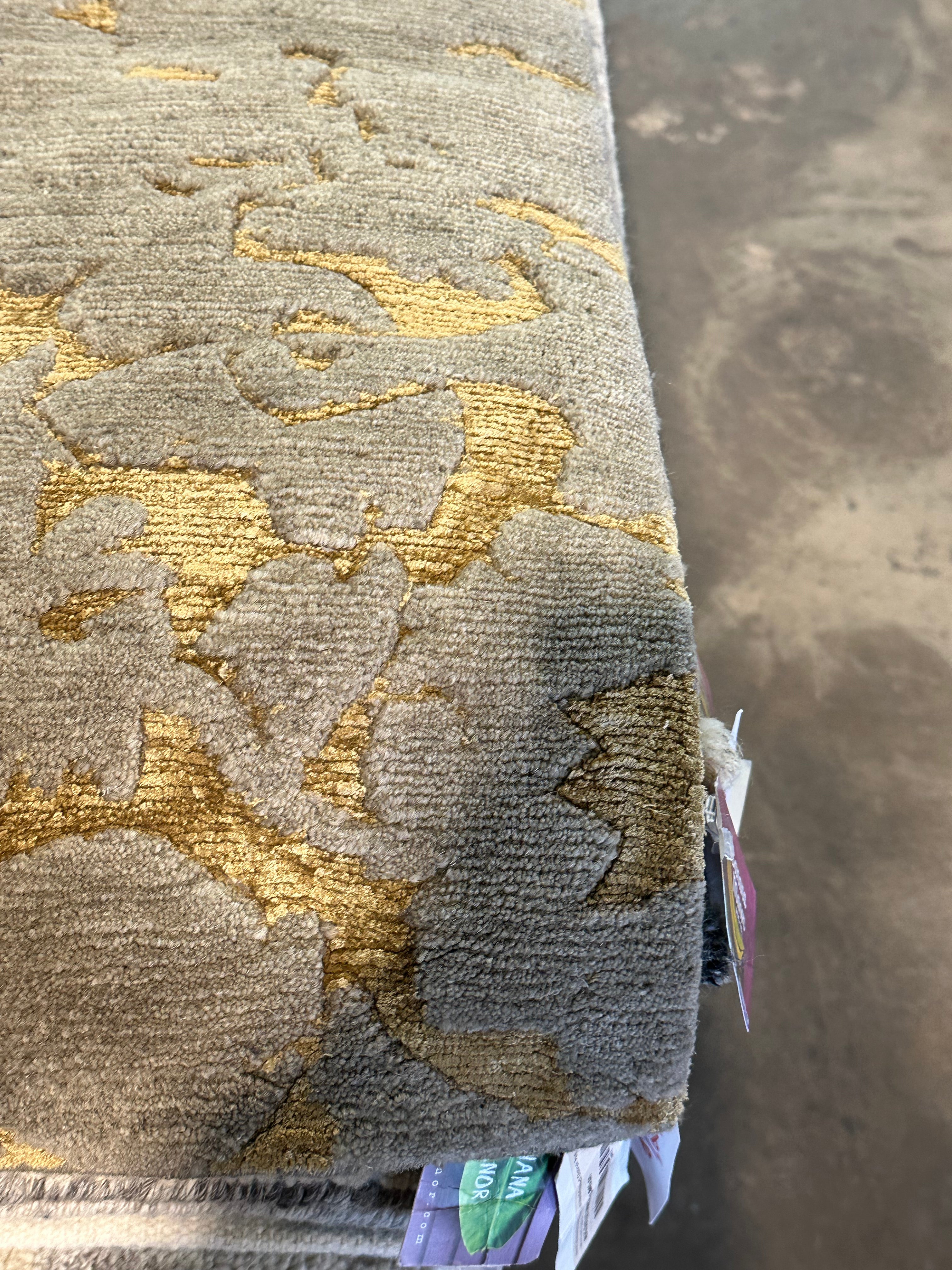 Sam Thomas 8x10 Jorpati Stone Grey Tibetan Rug