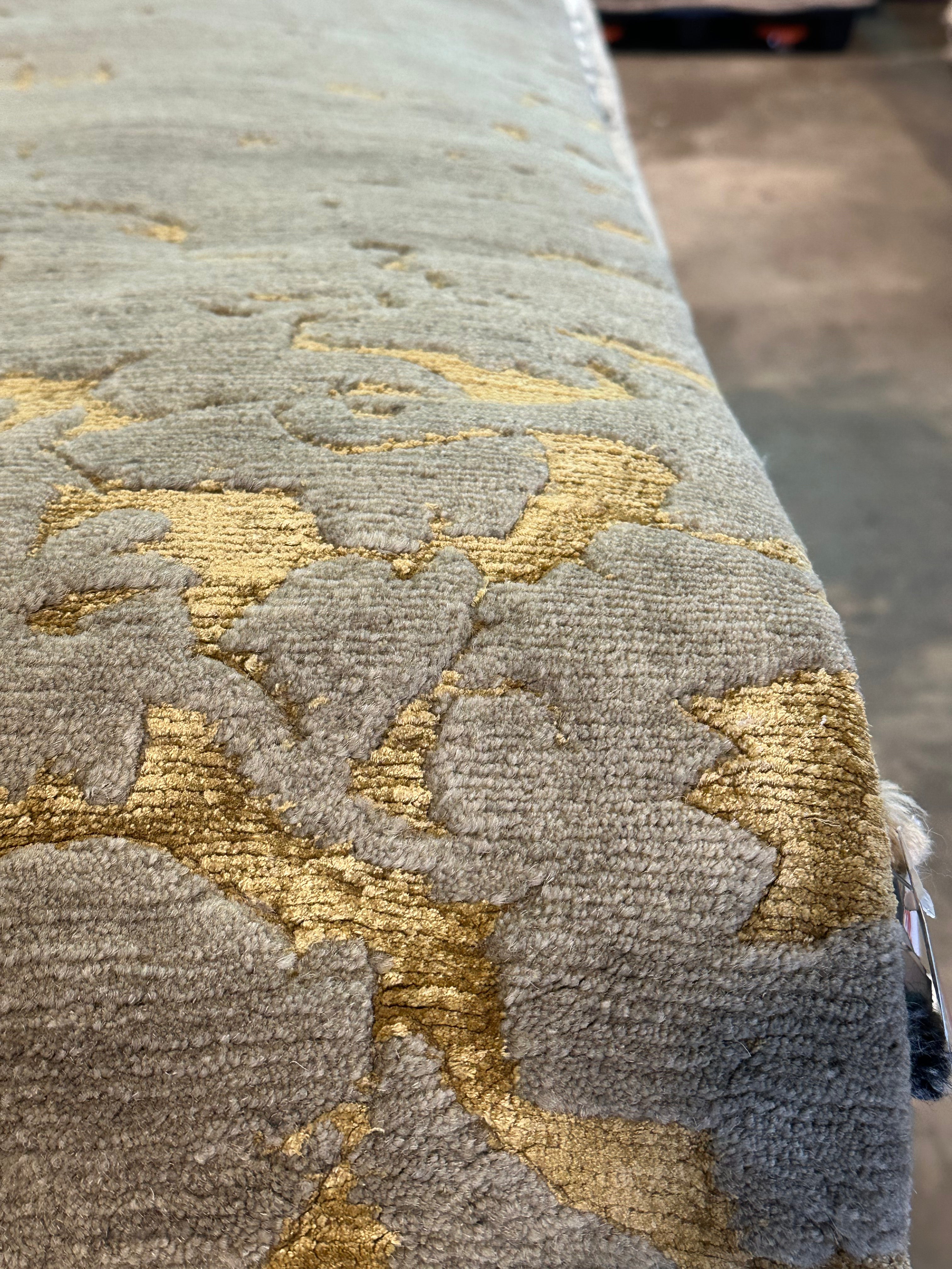 Sam Thomas 8x10 Jorpati Stone Grey Tibetan Rug