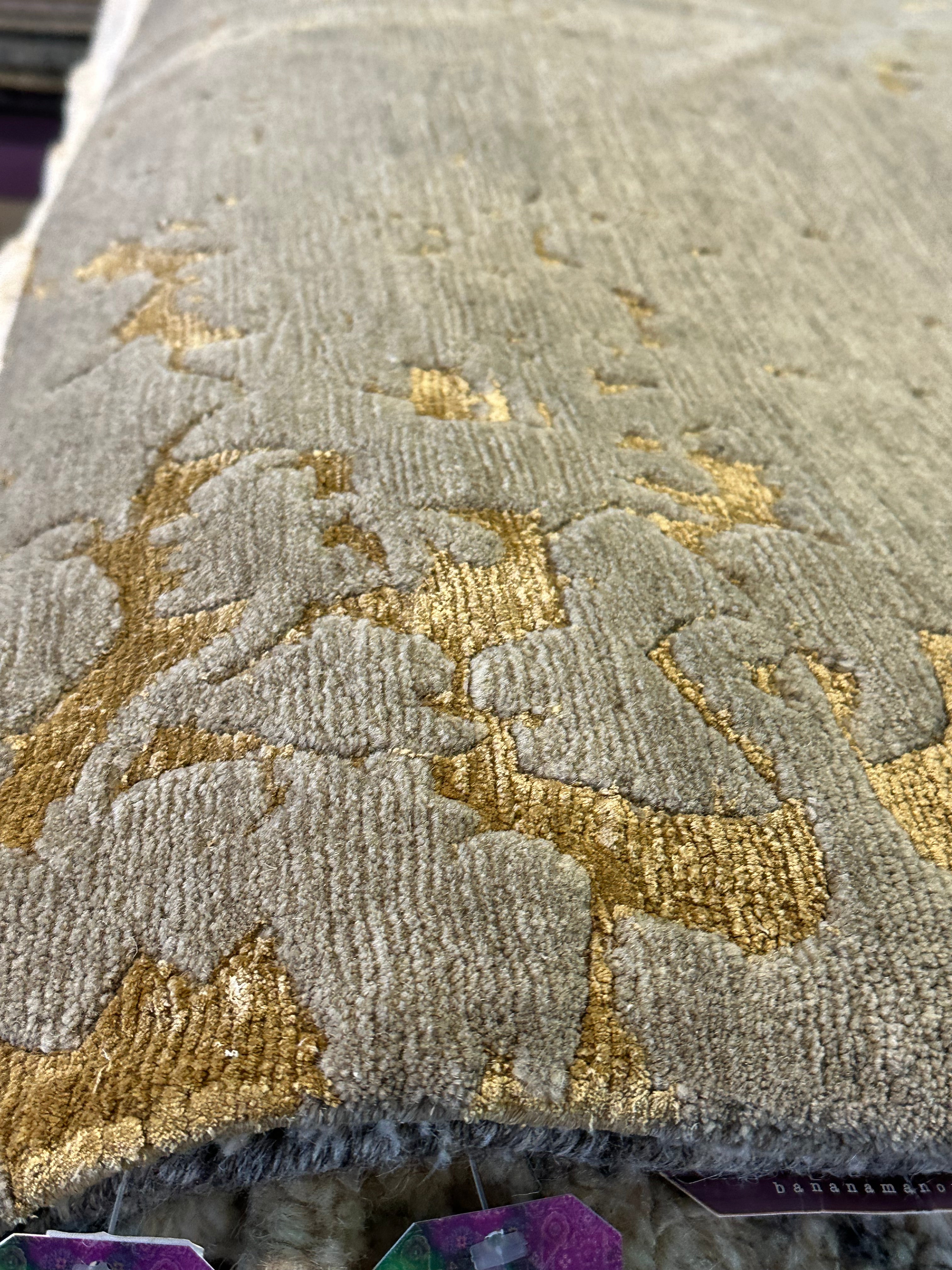 Sam Thomas 8x10 Jorpati Stone Grey Tibetan Rug