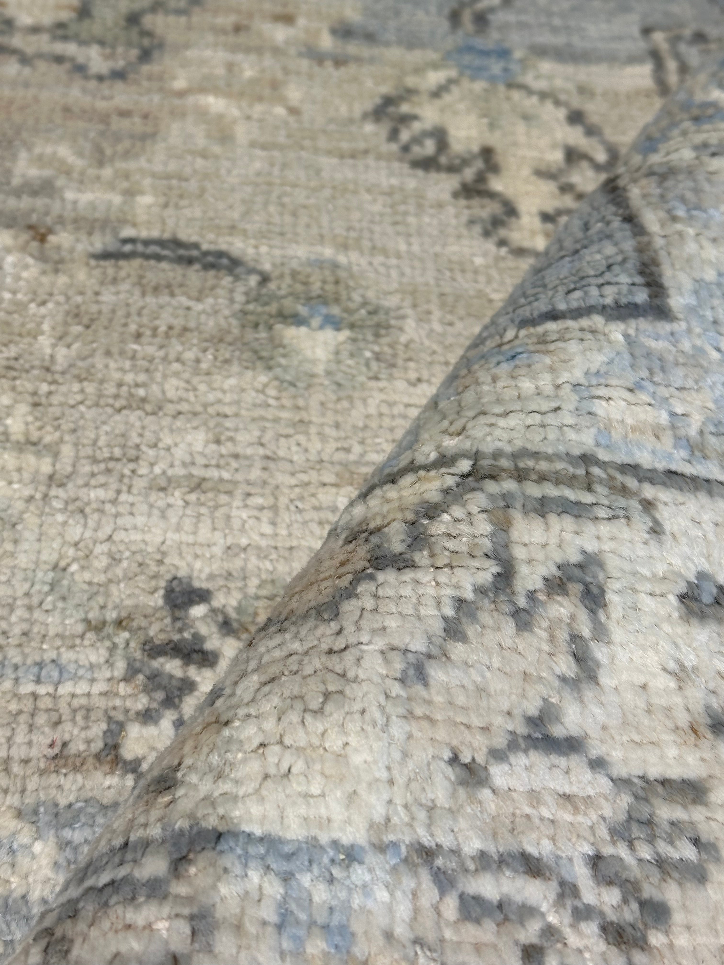 Sara Barberan 4.10x7.2 Hand-Knotted Afghani Oushak