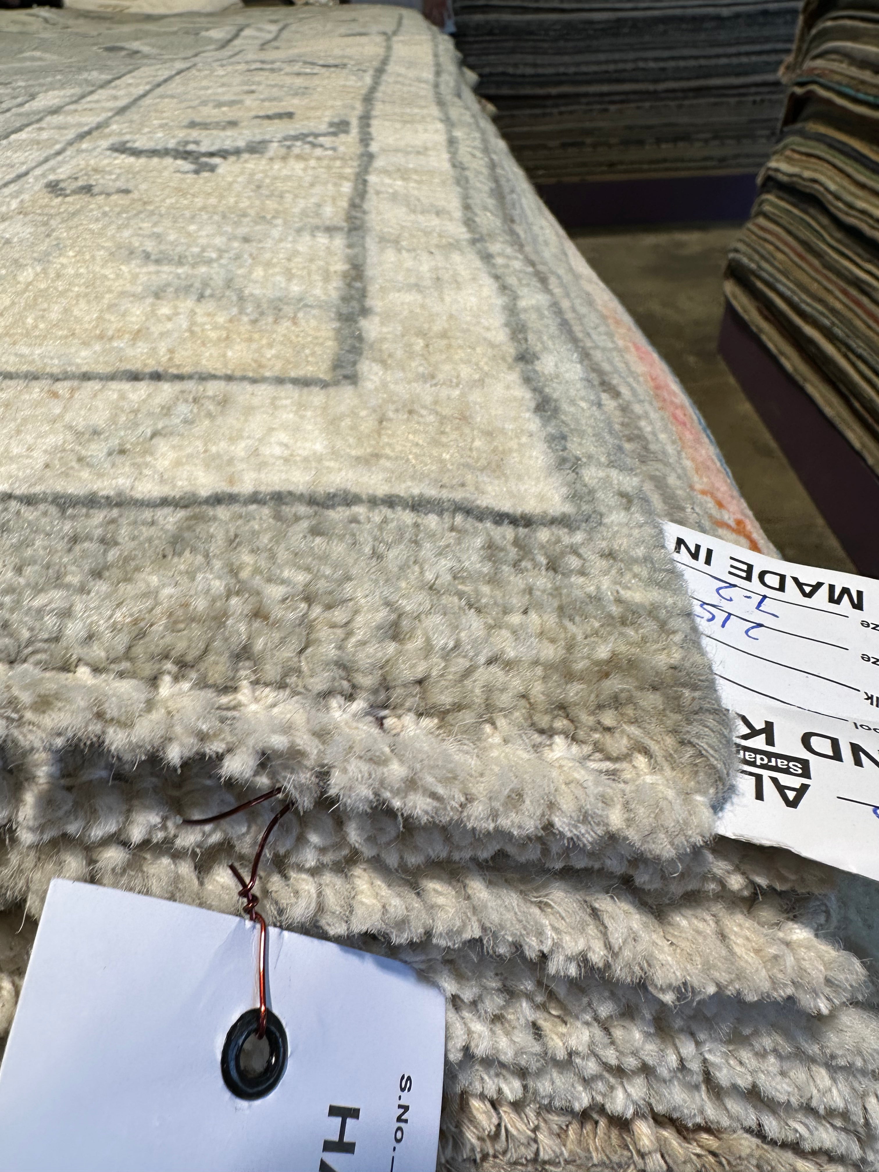 Jeni Meredith 4.10x5 Hand-Knotted Afghani Oushak