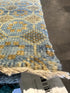 Santino Fontana 8x10 Blue Hand-Knotted Modern Style Rug