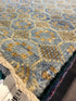 Santino Fontana 8x10 Blue Hand-Knotted Modern Style Rug