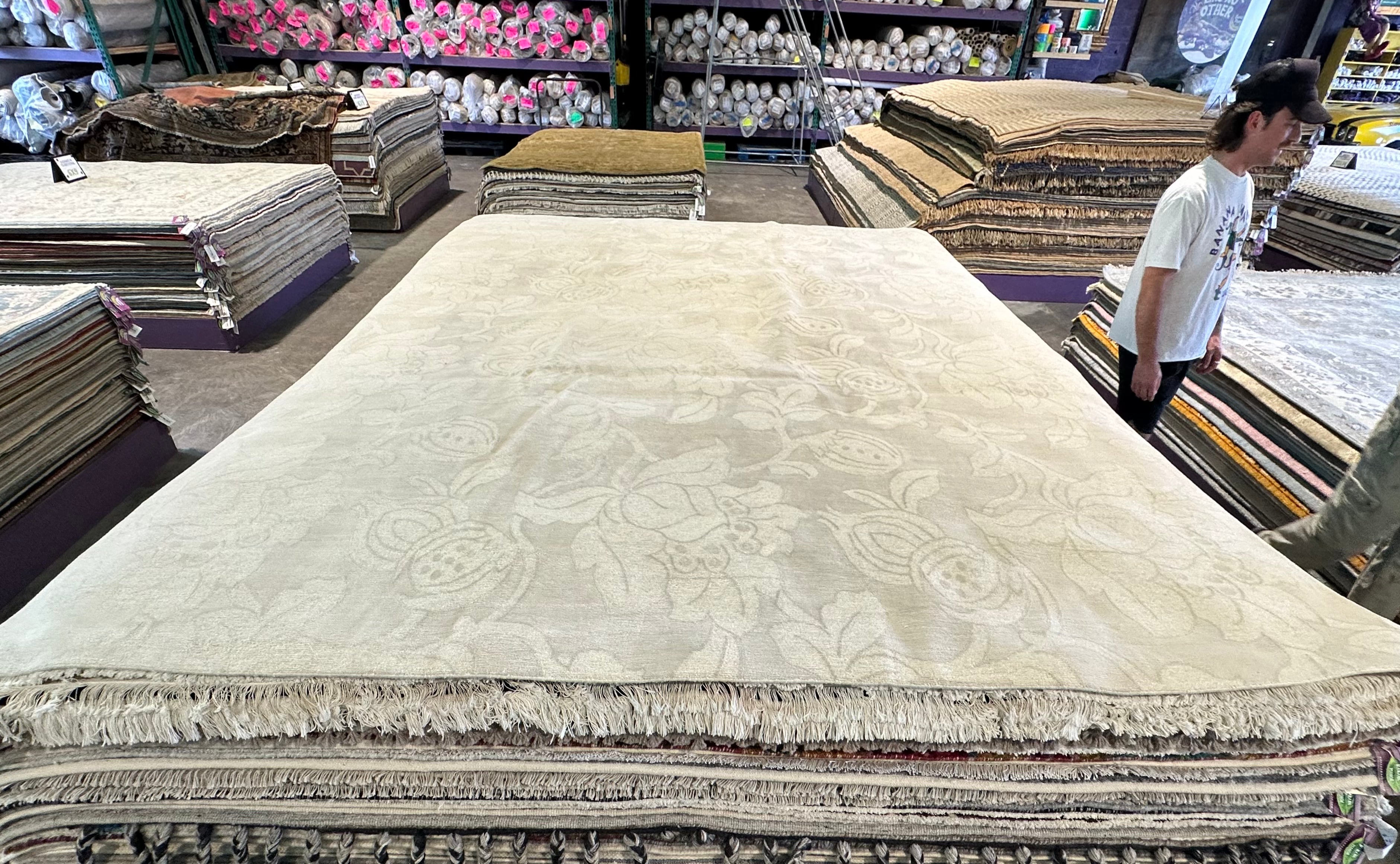 Tyler Durgas 9x12 Granada TK Albicant Tibetan Rug