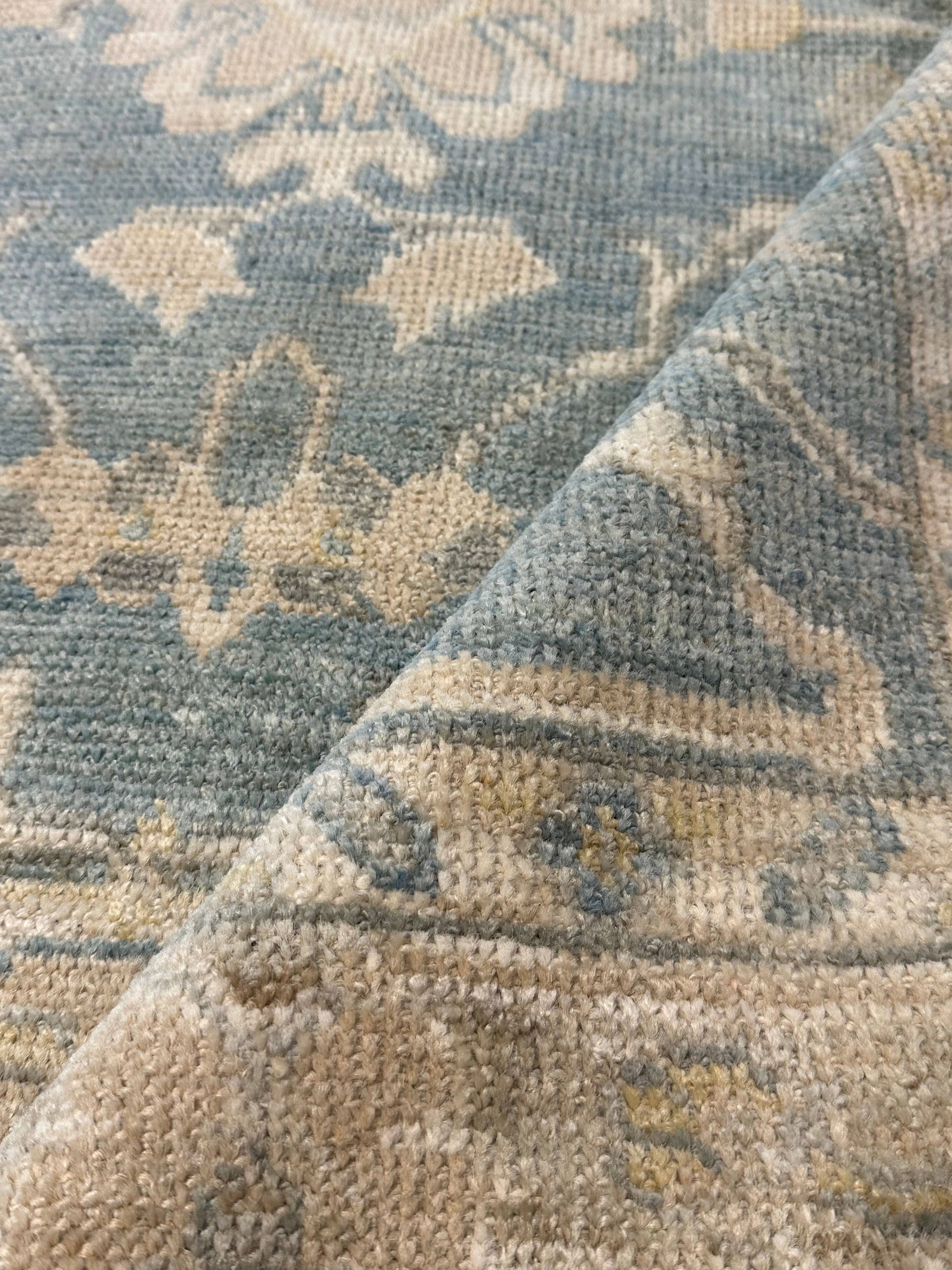 Pauline Boury 5.11x6.3 Hand-Knotted Afghani Oushak