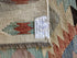 Bart Bass 6.4x9.7 Hand-Woven Durrie Multi-Colored Afghani Kilim