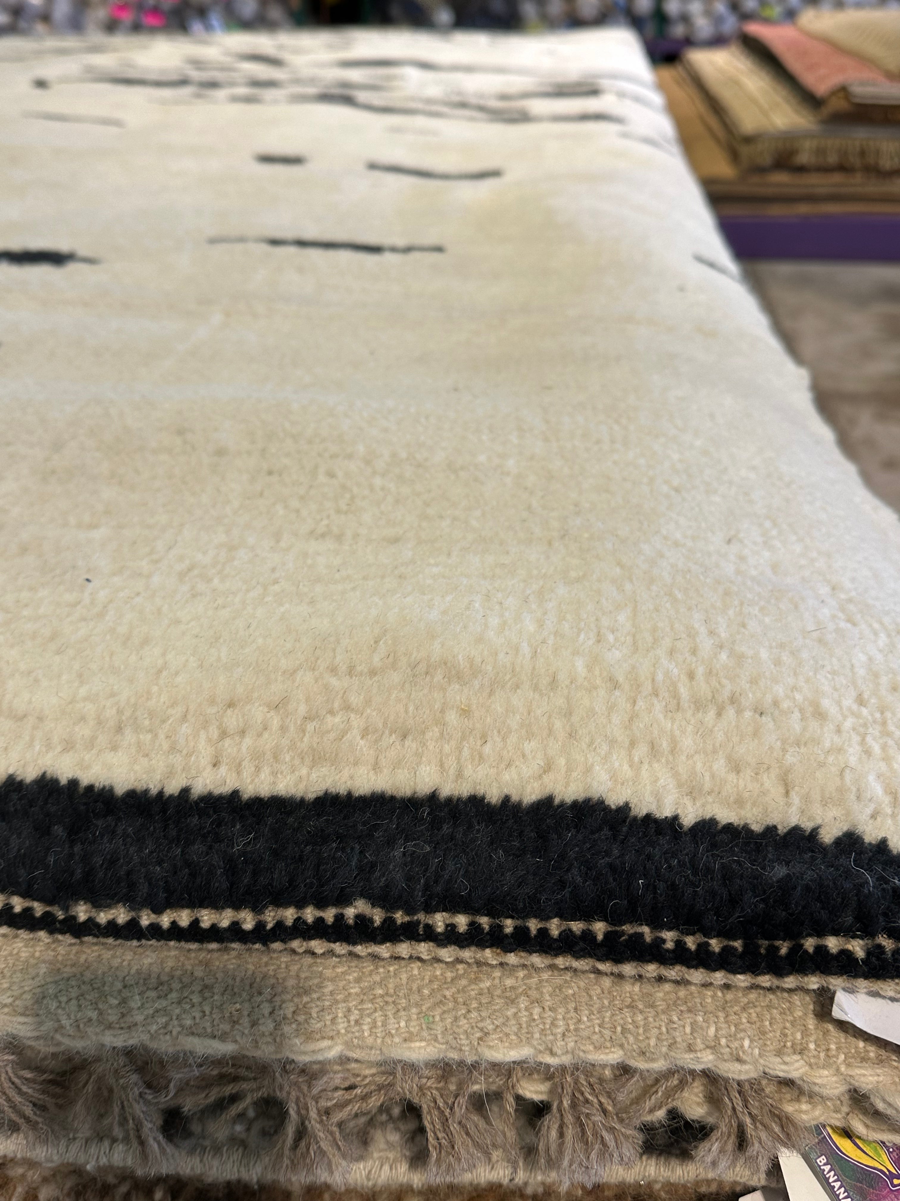 Vince Levins 8.10x11.11 Hand-Knotted Afghani Moroccan Style Rug
