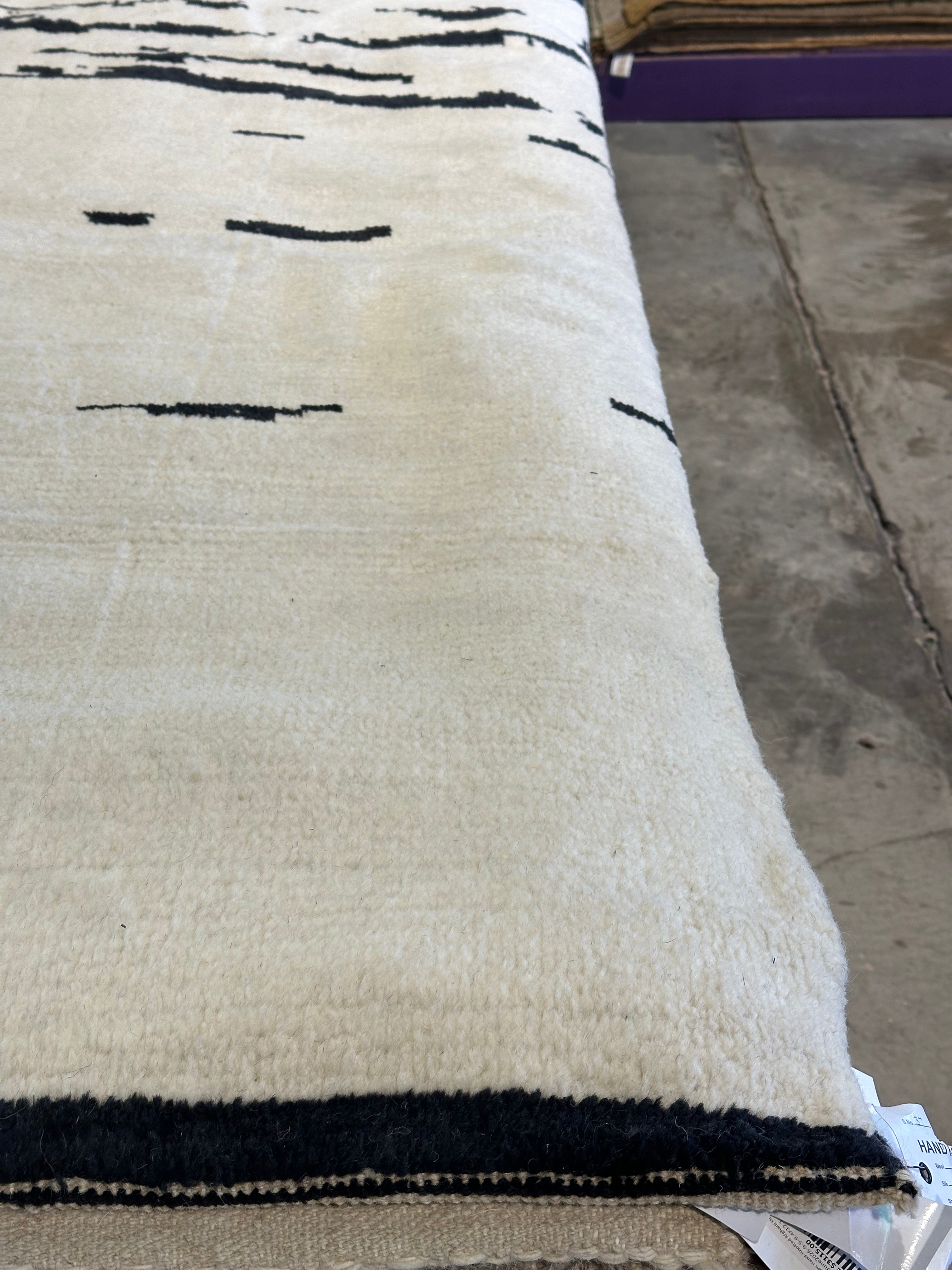 Vince Levins 8.10x11.11 Hand-Knotted Afghani Moroccan Style Rug