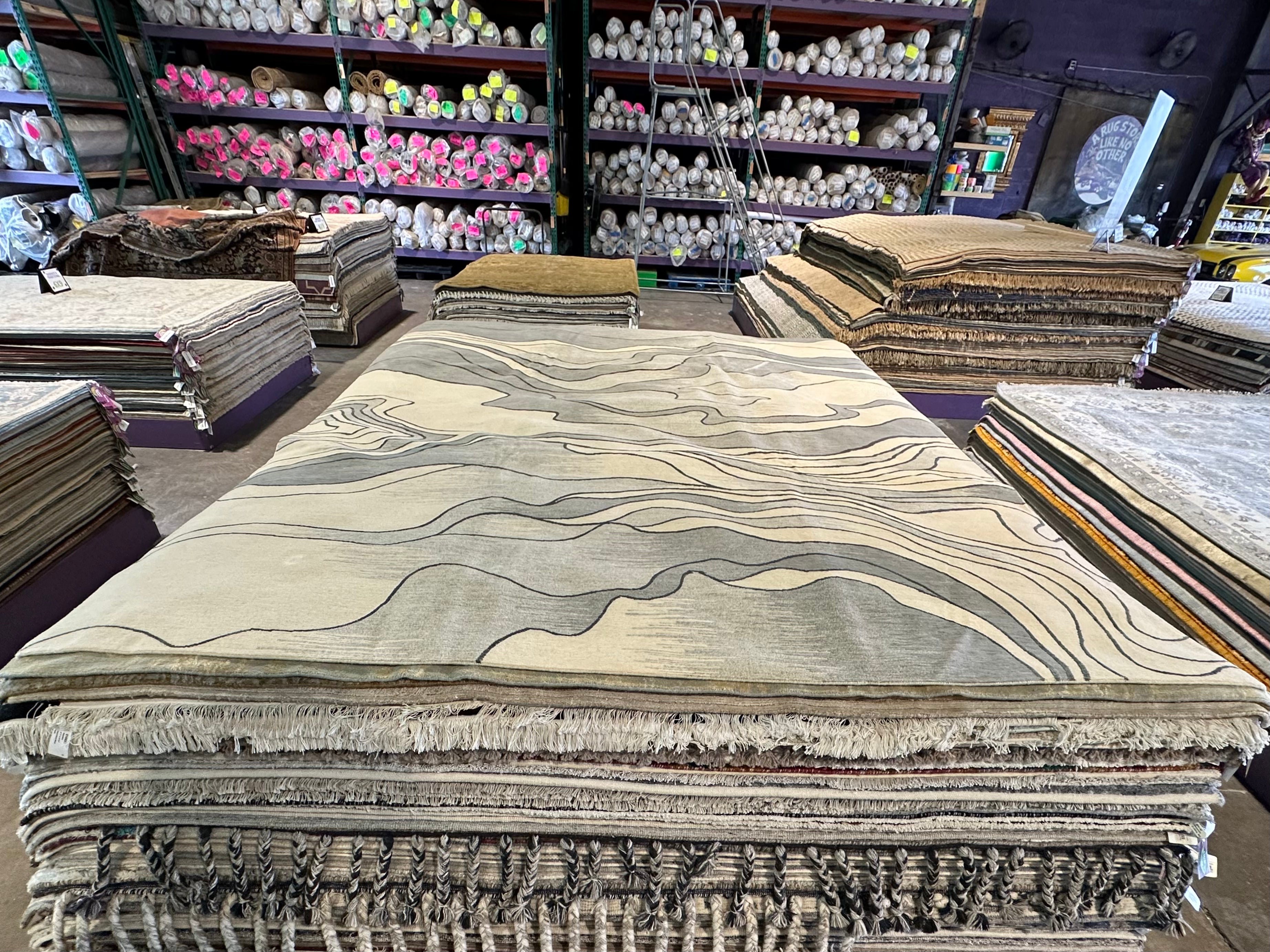 Donato Capodanno 9x12 Shifting Sands Polaris Tibetan Rug