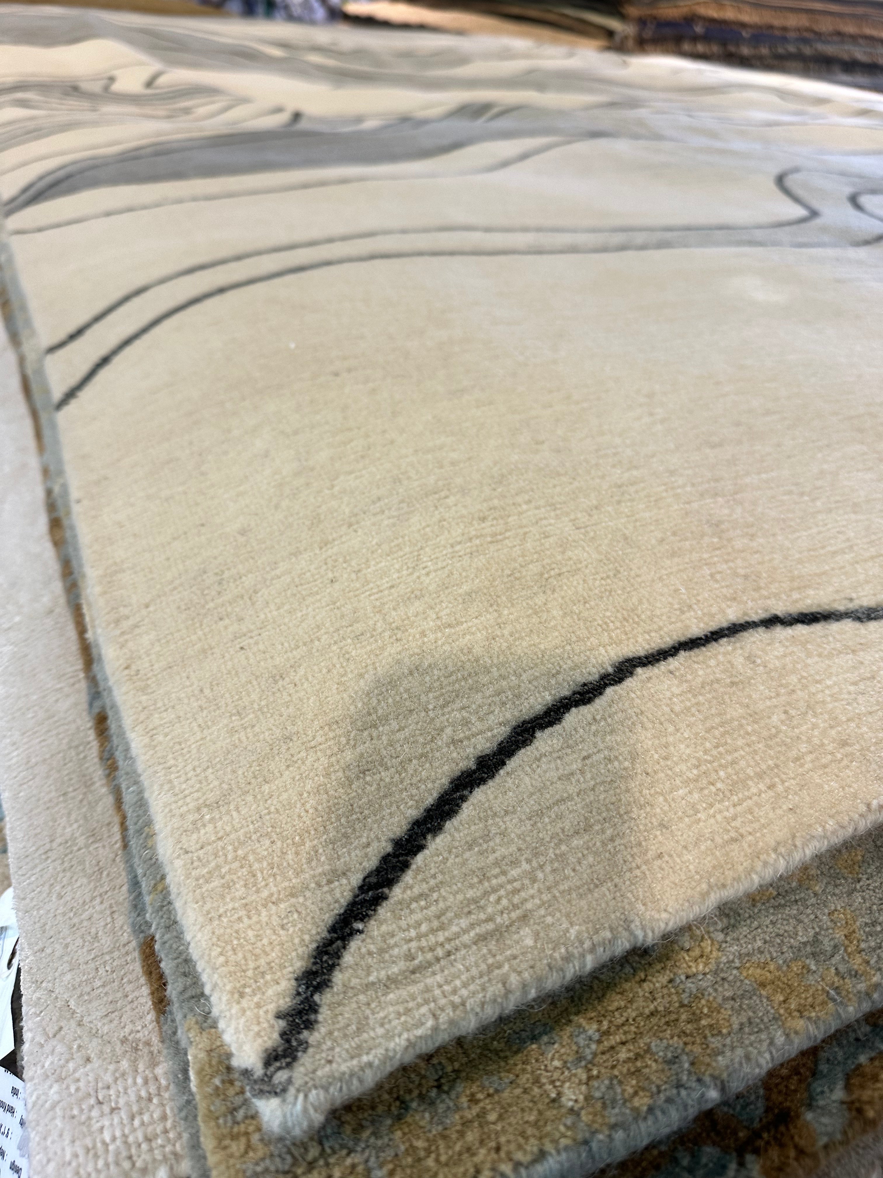 Donato Capodanno 9x12 Shifting Sands Polaris Tibetan Rug