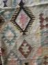 Eric van der Woodsen 4.11x6.5 Hand-Woven Durrie Multi-Colored Afghani Kilim