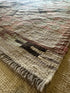 Eric van der Woodsen 4.11x6.5 Hand-Woven Durrie Multi-Colored Afghani Kilim