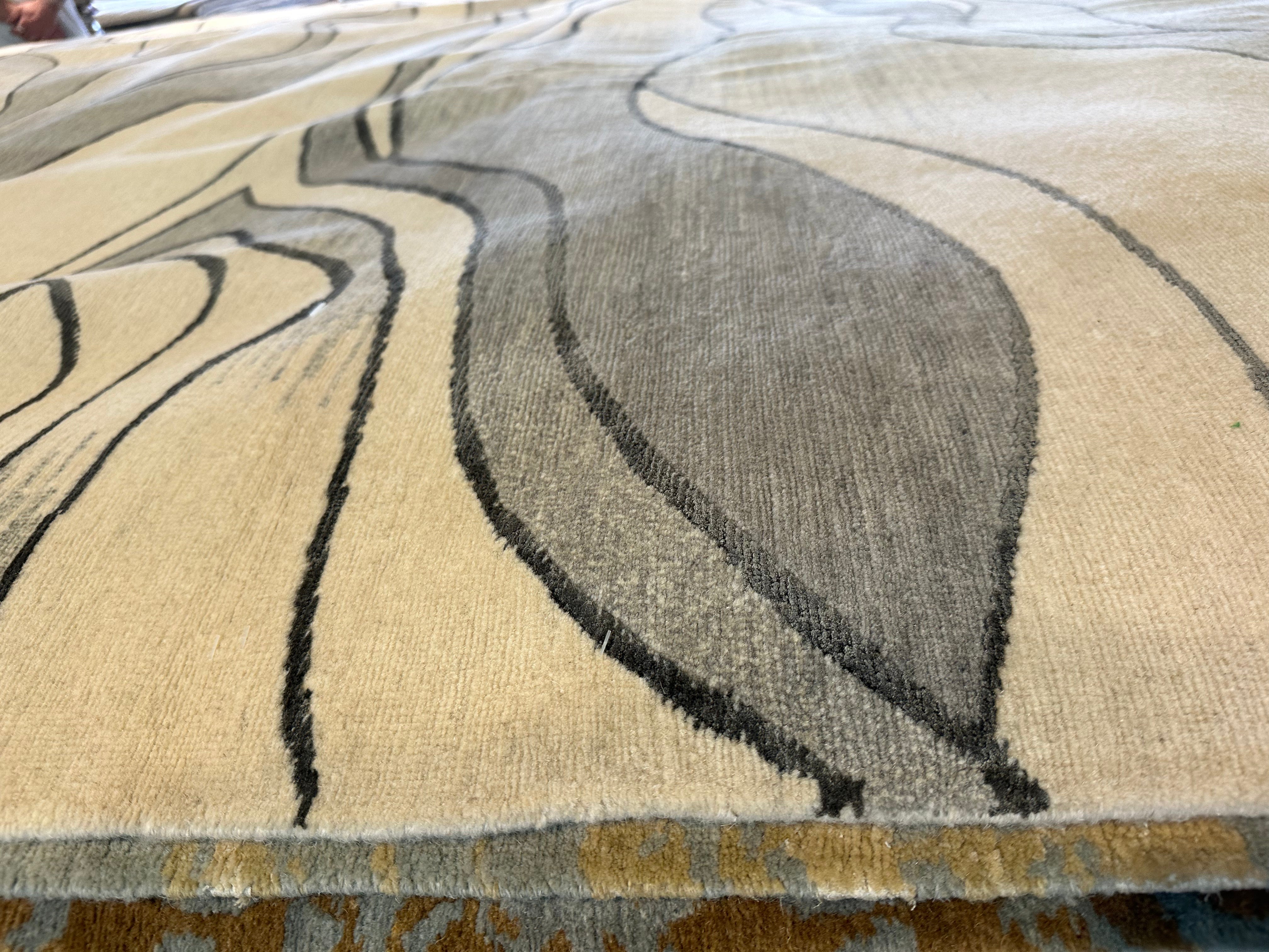 Donato Capodanno 9x12 Shifting Sands Polaris Tibetan Rug