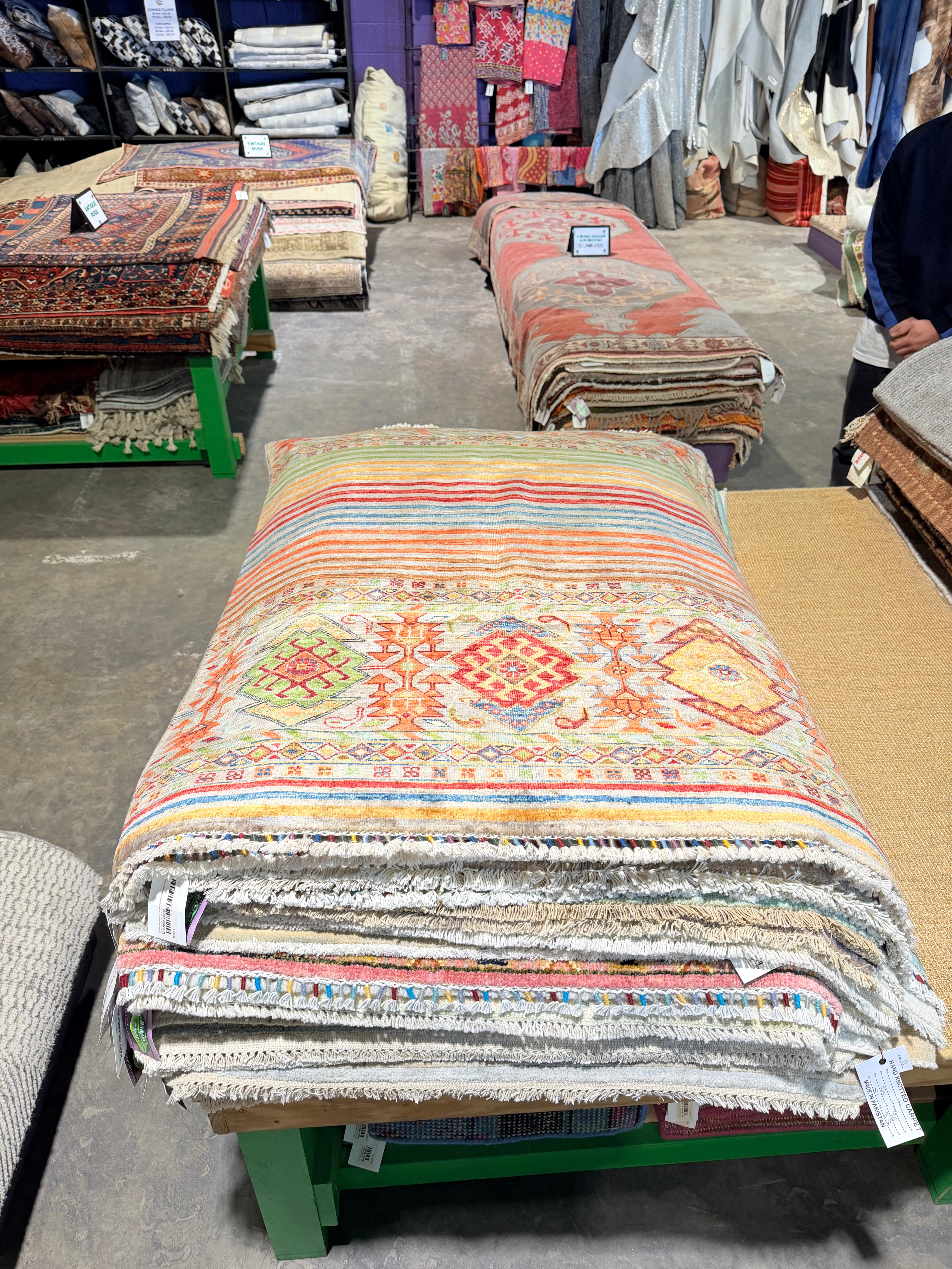 Ashlyn Stallings 3.3x5.3 Silver/Grey Afghani Khorjin Rug