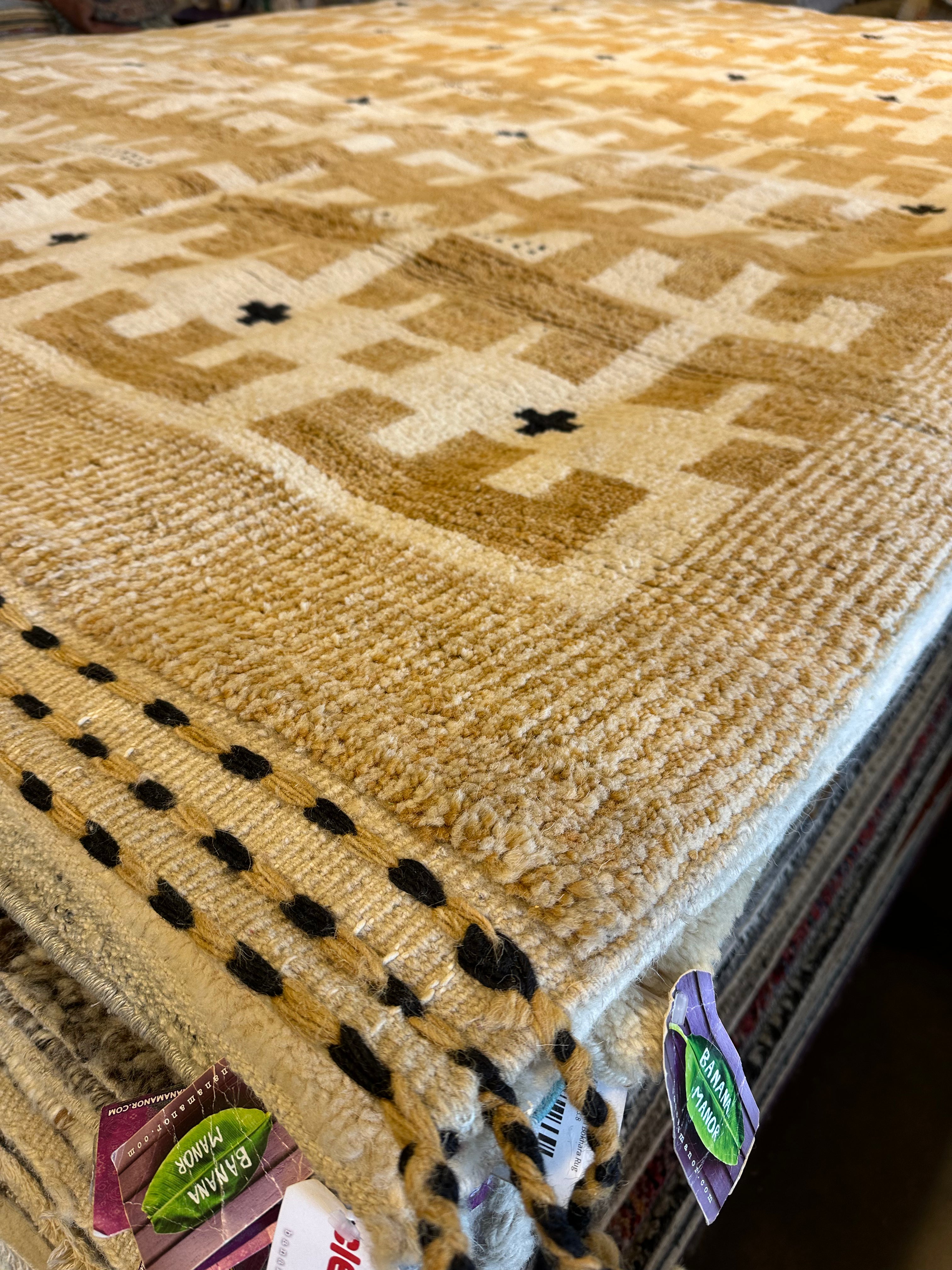 Ryan Marshall 9.11x13.10 Hand-Knotted Afghani Moroccan Style Rug
