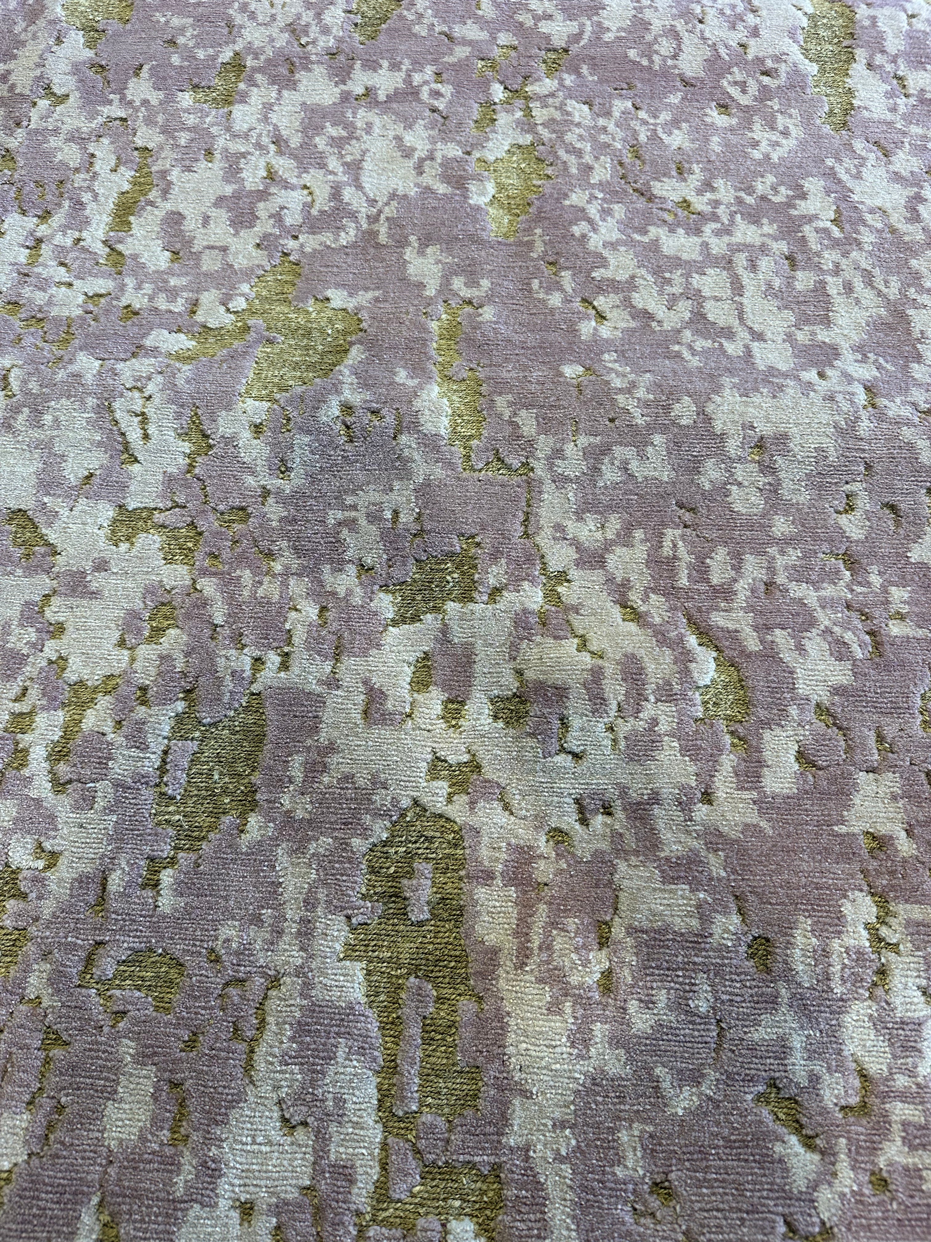 Asher Pringle 10x14 Sonia Soft Lavender Tibetan Rug