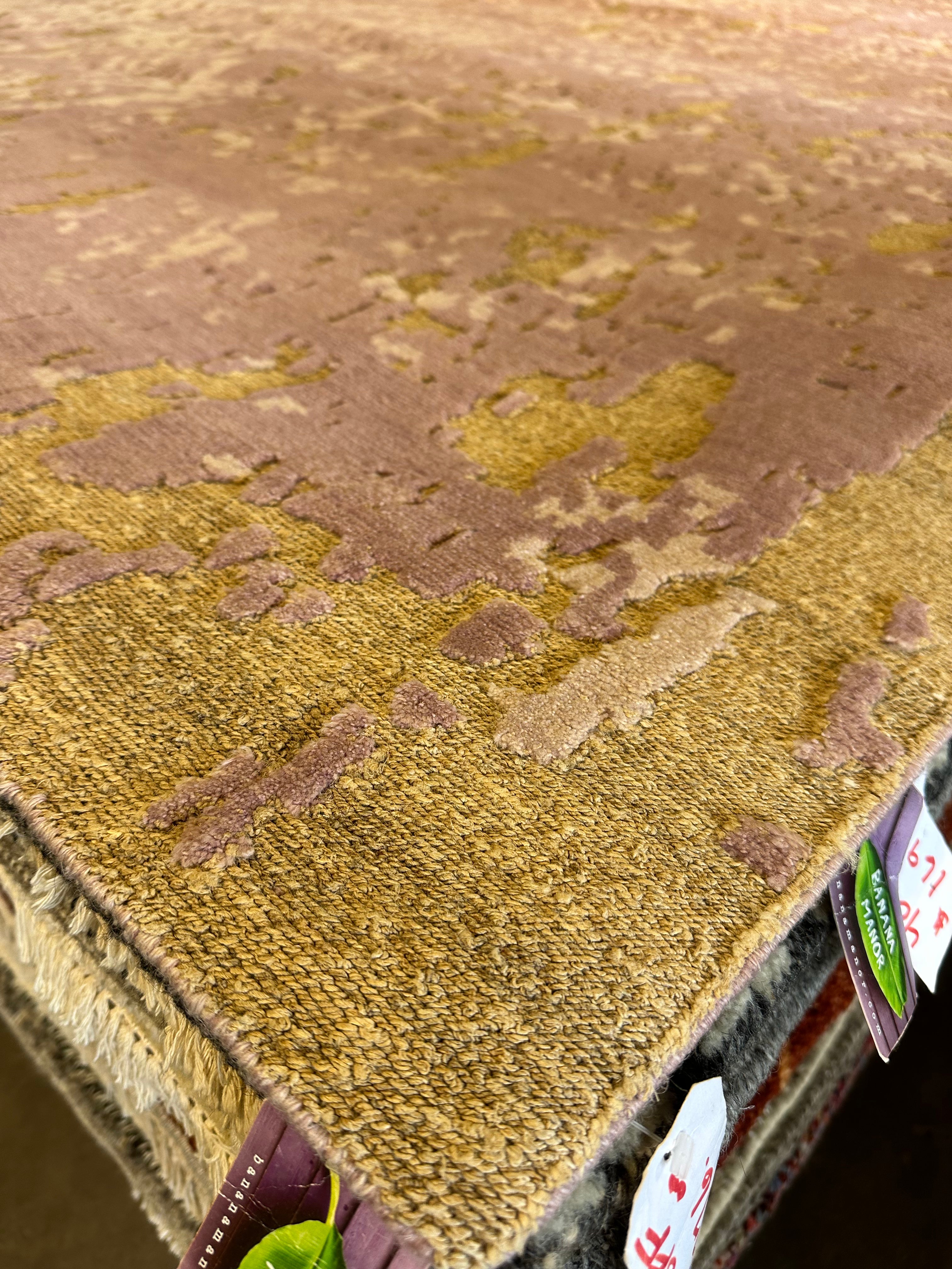 Asher Pringle 10x14 Sonia Soft Lavender Tibetan Rug