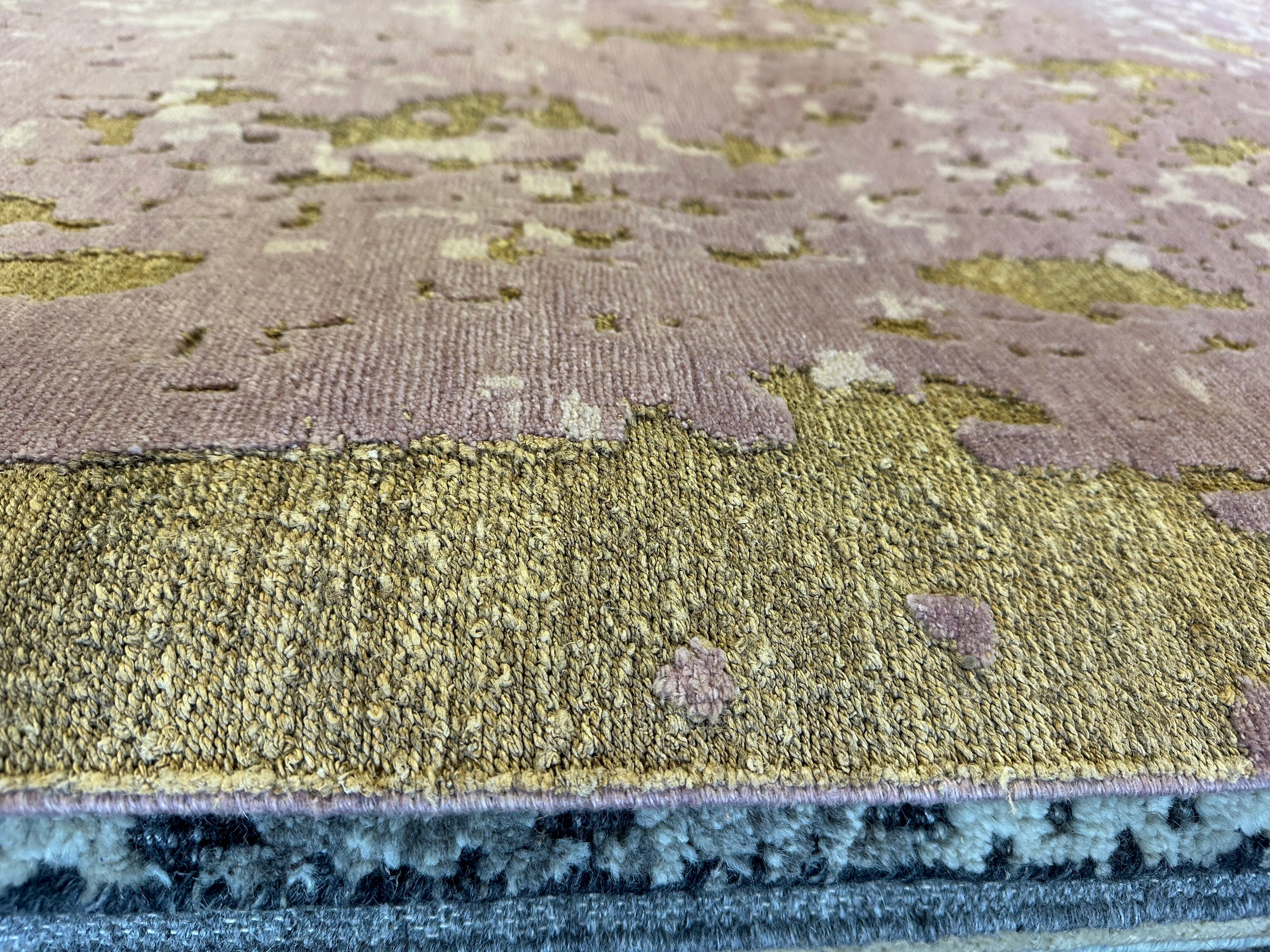 Asher Pringle 10x14 Sonia Soft Lavender Tibetan Rug