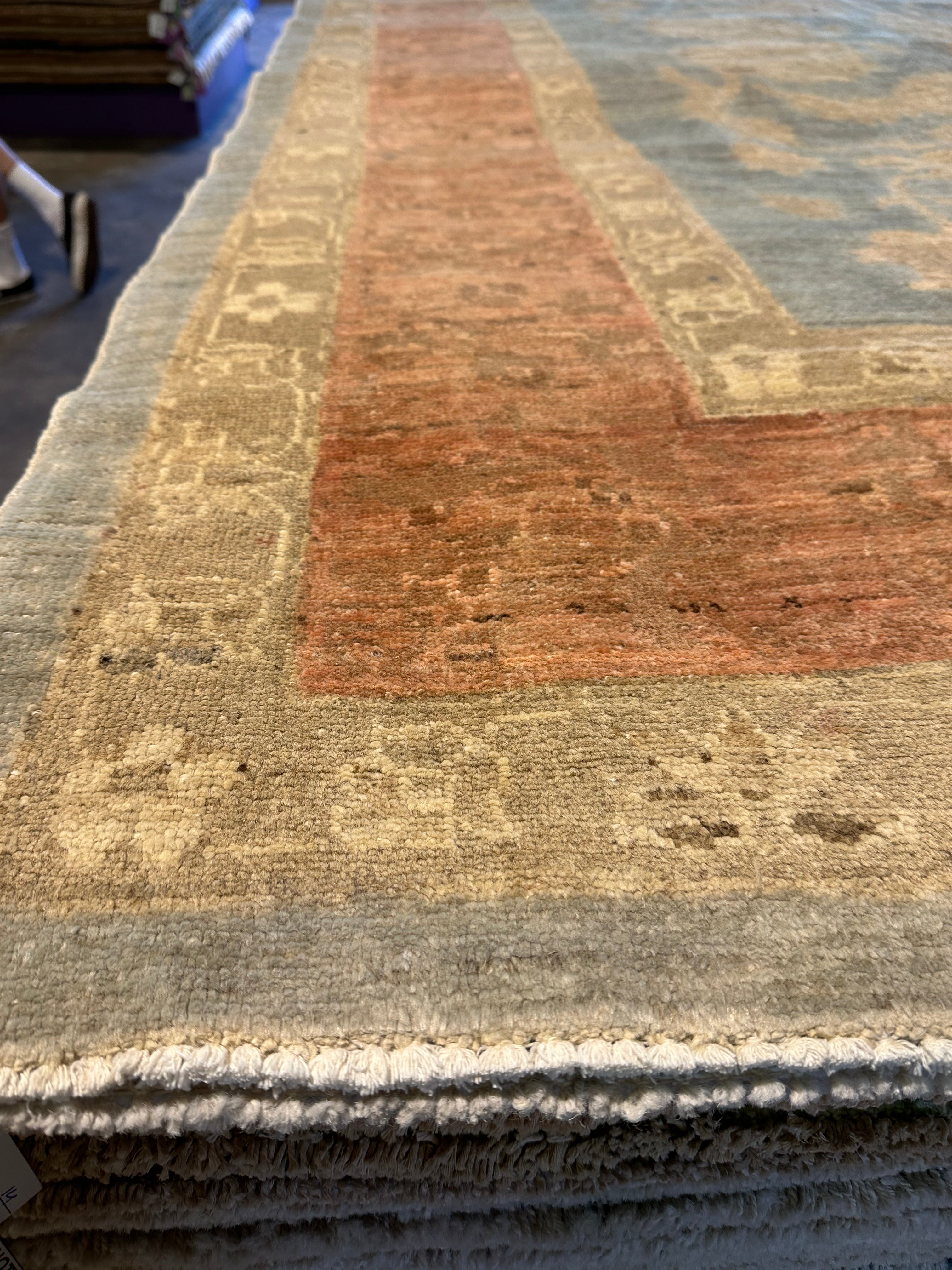 Harriet Stovold 6.10x9.4 Hand-Knotted Afghani Oushak