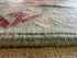 Penn Badgley 6.4x10.5 Handwoven Durrie Multi-Colored Afghani Kilim