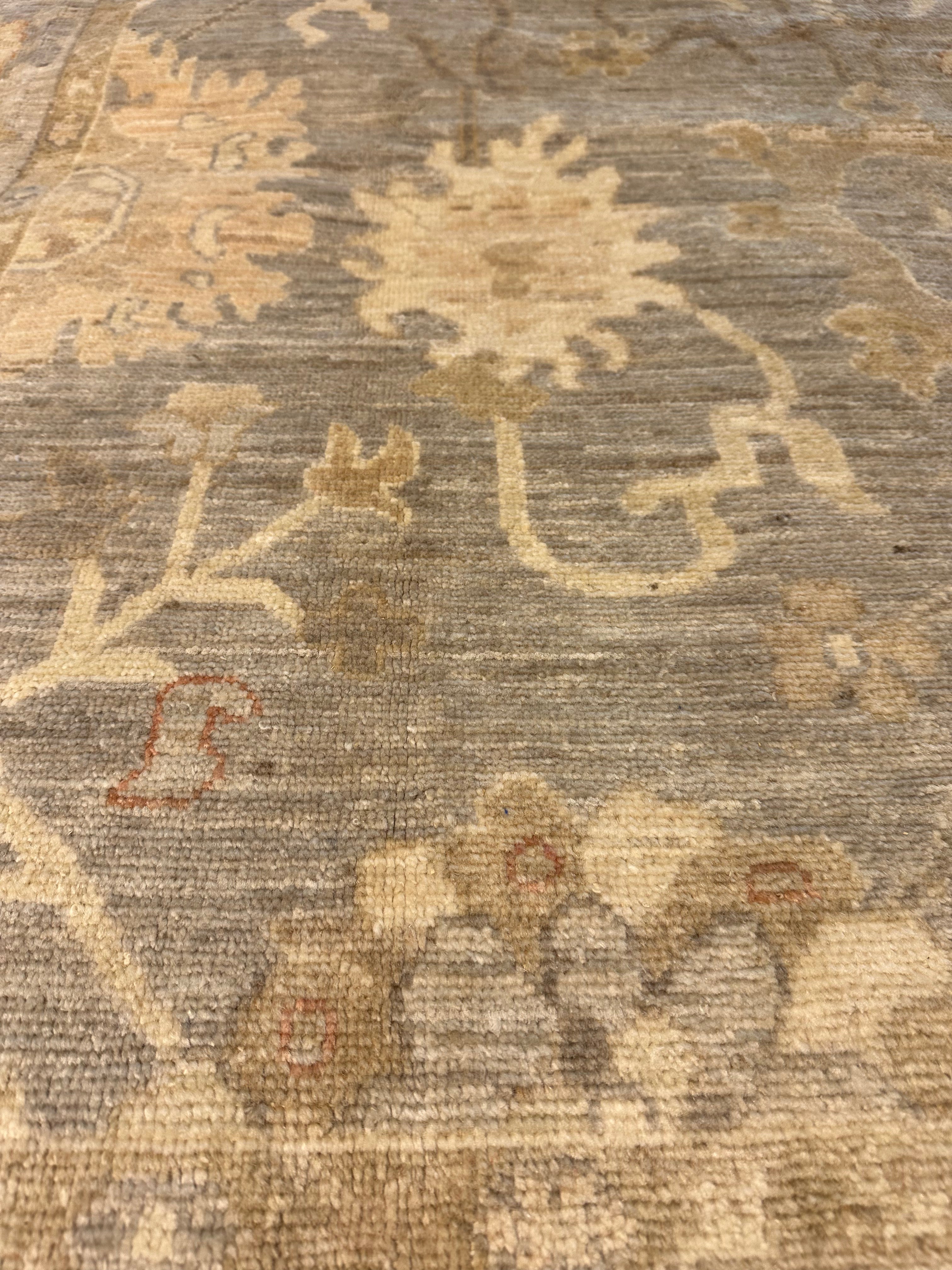 Chloe Pothecary 6.7x10 Hand-Knotted Afghani Oushak