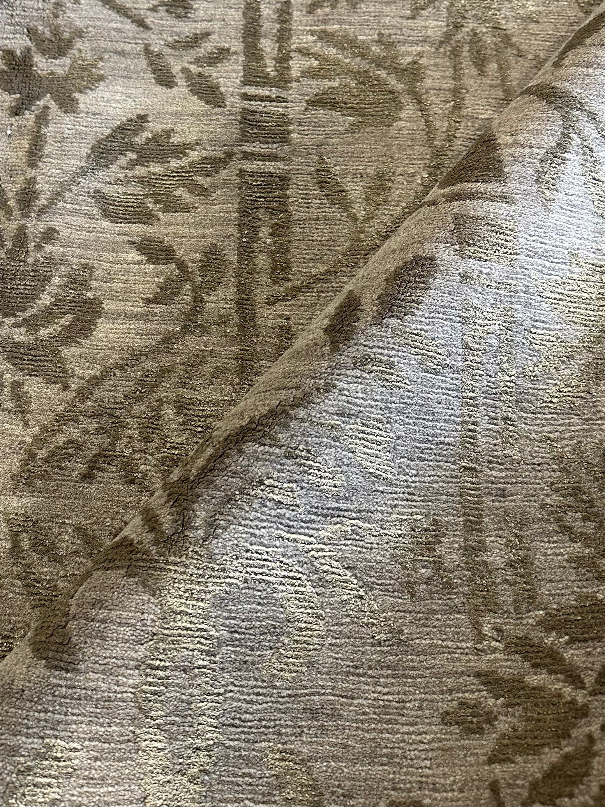 Robert Dupont 10x14 Atlie Platinum Tibetan Rug
