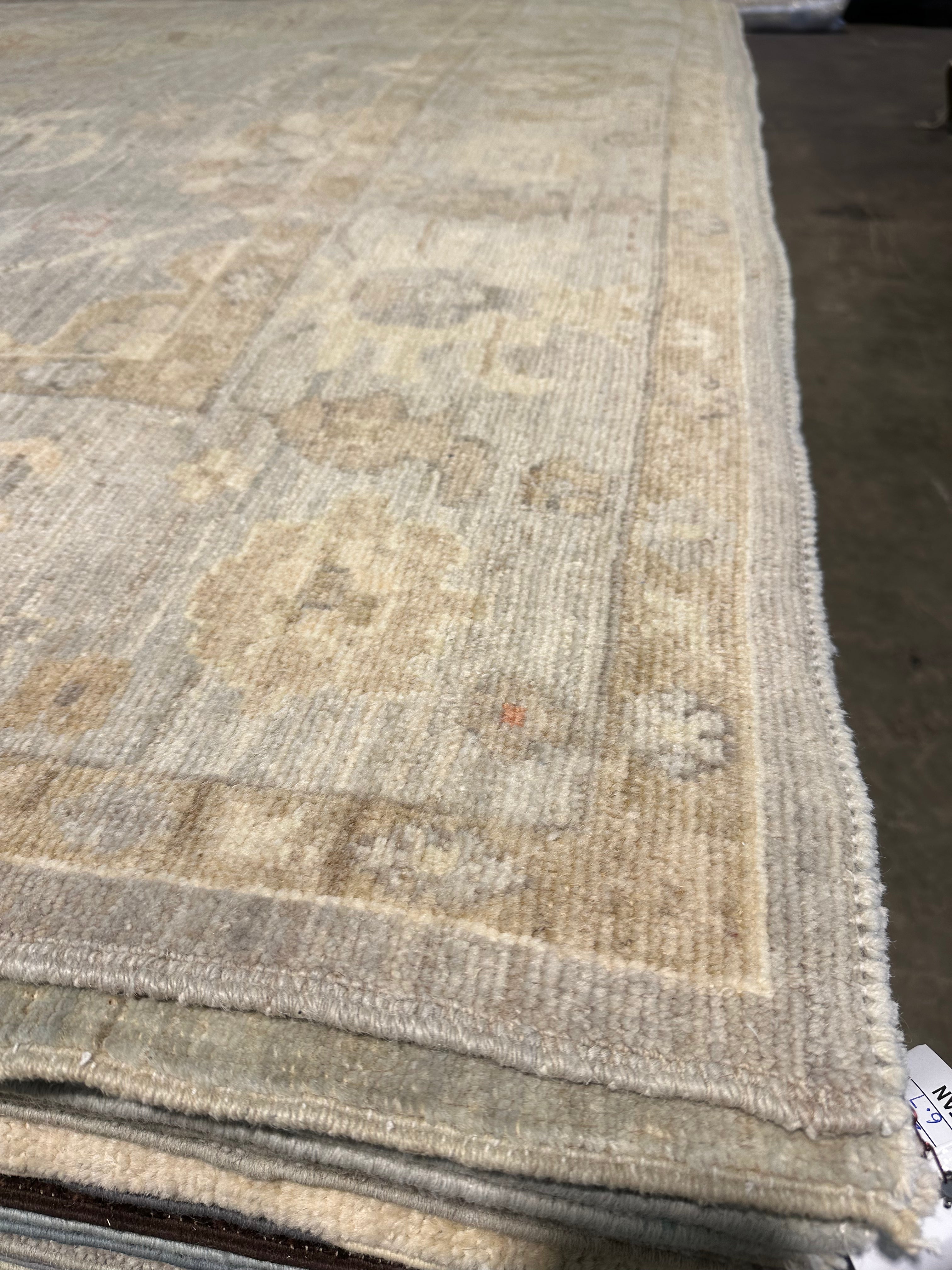 Chloe Pothecary 6.7x10 Hand-Knotted Afghani Oushak