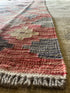 Matthew Settle 4.11x6.6 Hand-Woven Durrie Multi-Colored Afghani Kilim