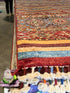 Barb Willis 6.10x9.10 Orange Afghani Khorjin Rug