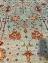 Lesa Milan 2.9x9.7 Blue Afghani Sultani Rug