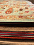 Lesa Milan 2.9x9.7 Blue Afghani Sultani Rug