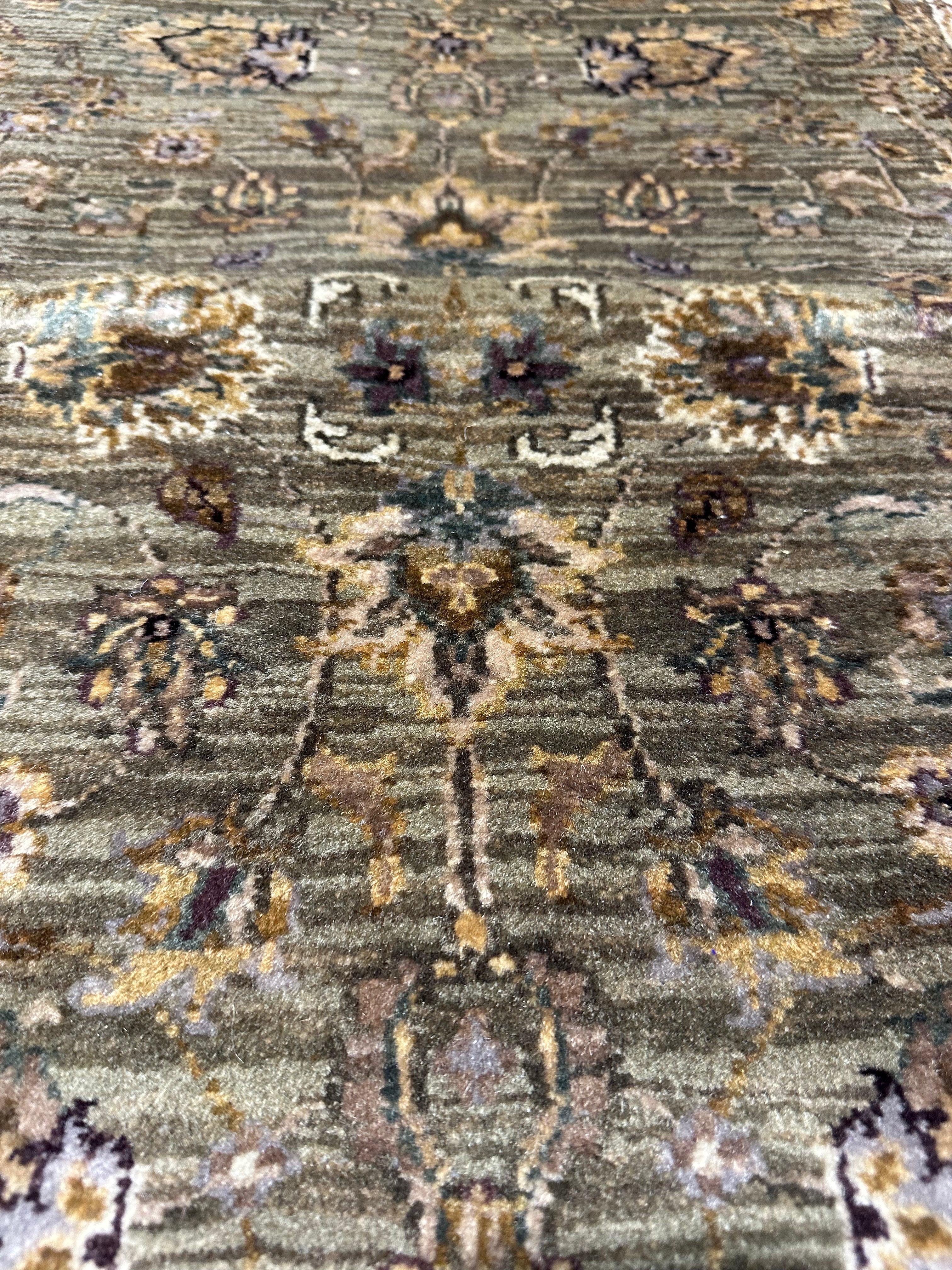 Eddie Irions 2.5x10.2 Green Jaipur Rug - CLEARANCE 30% off