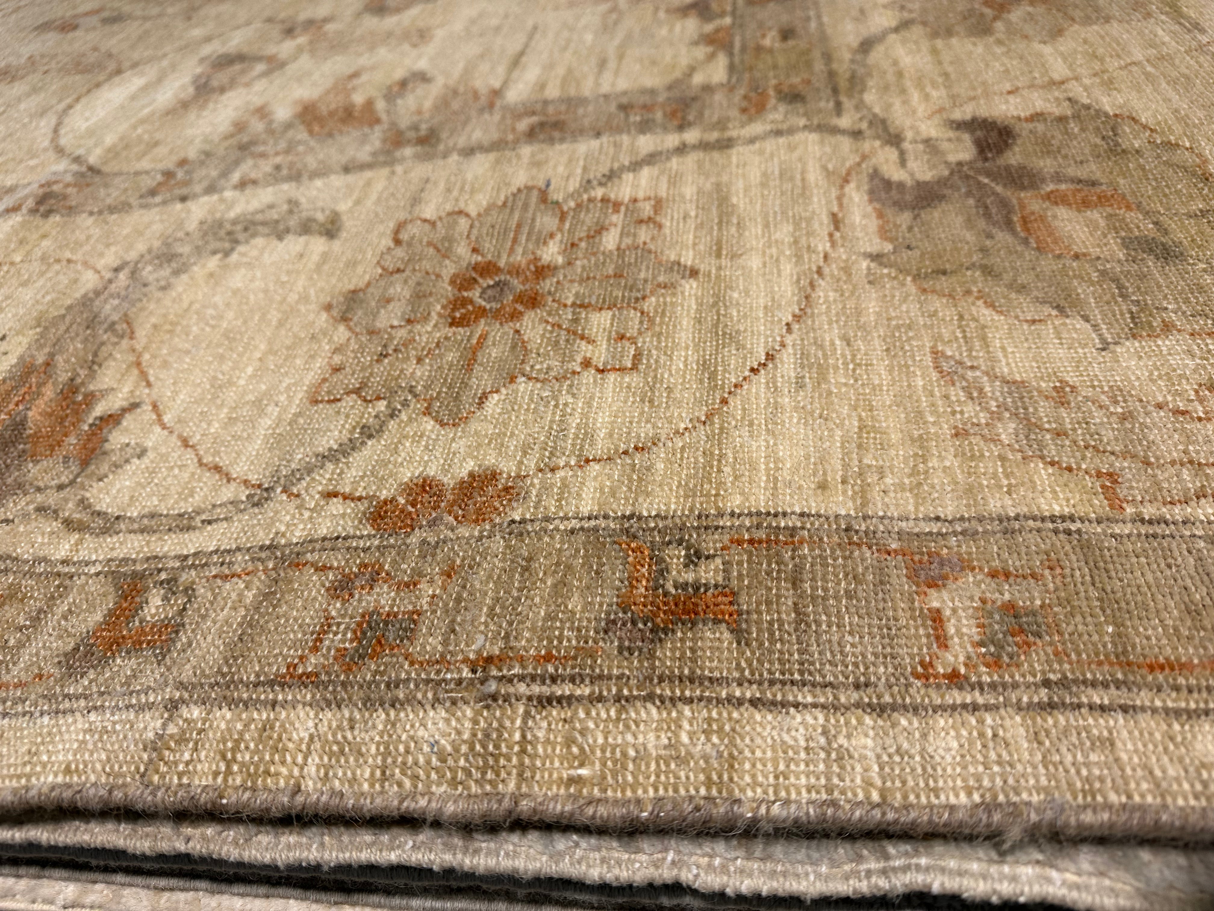 Emma Woodcock 6.9x9.3 Hand-Knotted Afghani Oushak
