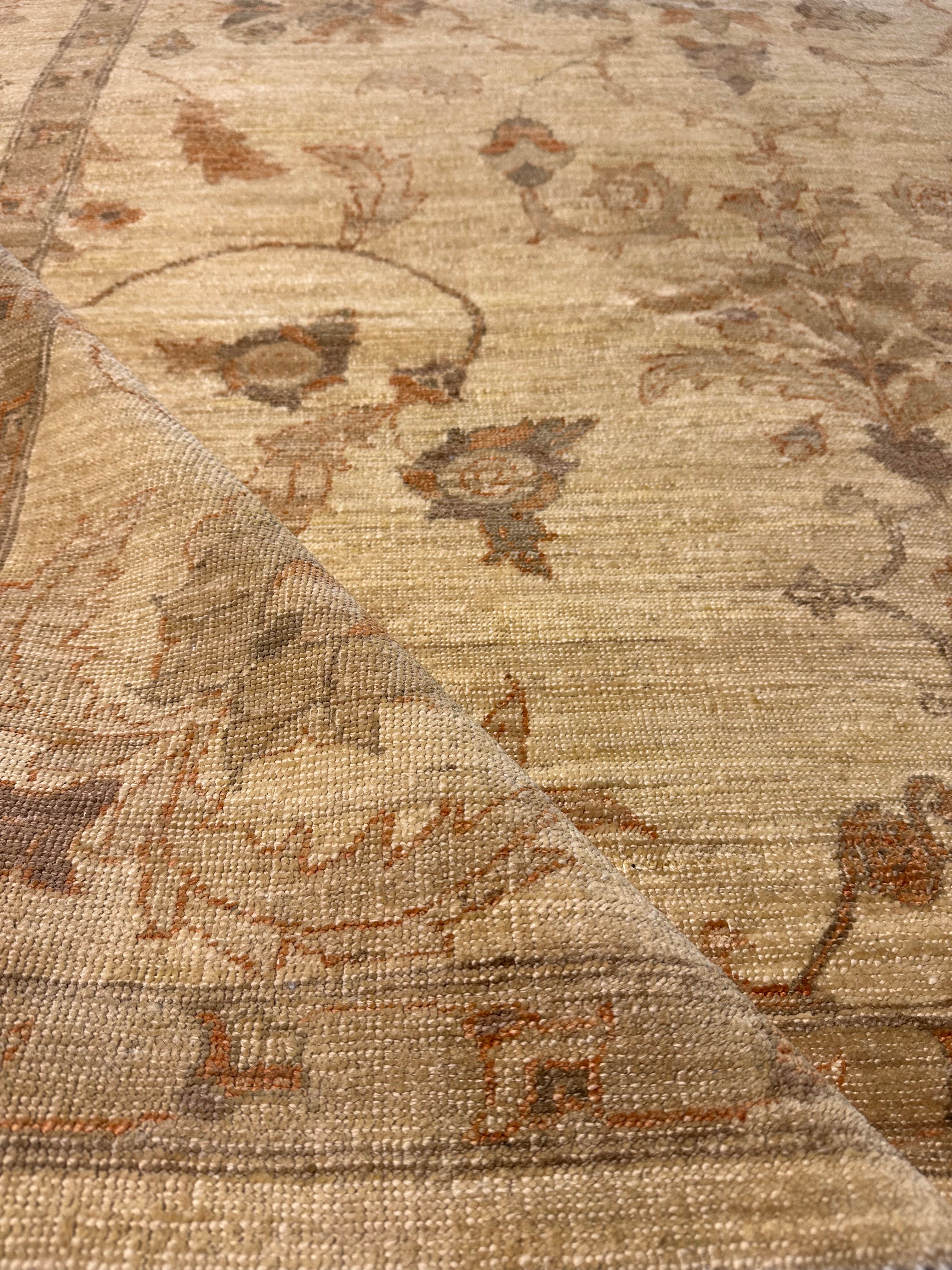 Emma Woodcock 6.9x9.3 Hand-Knotted Afghani Oushak
