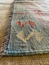 Chuck Bass 4.10x6.9 Hand-Woven Durrie Multi-Colored Afghani Kilim