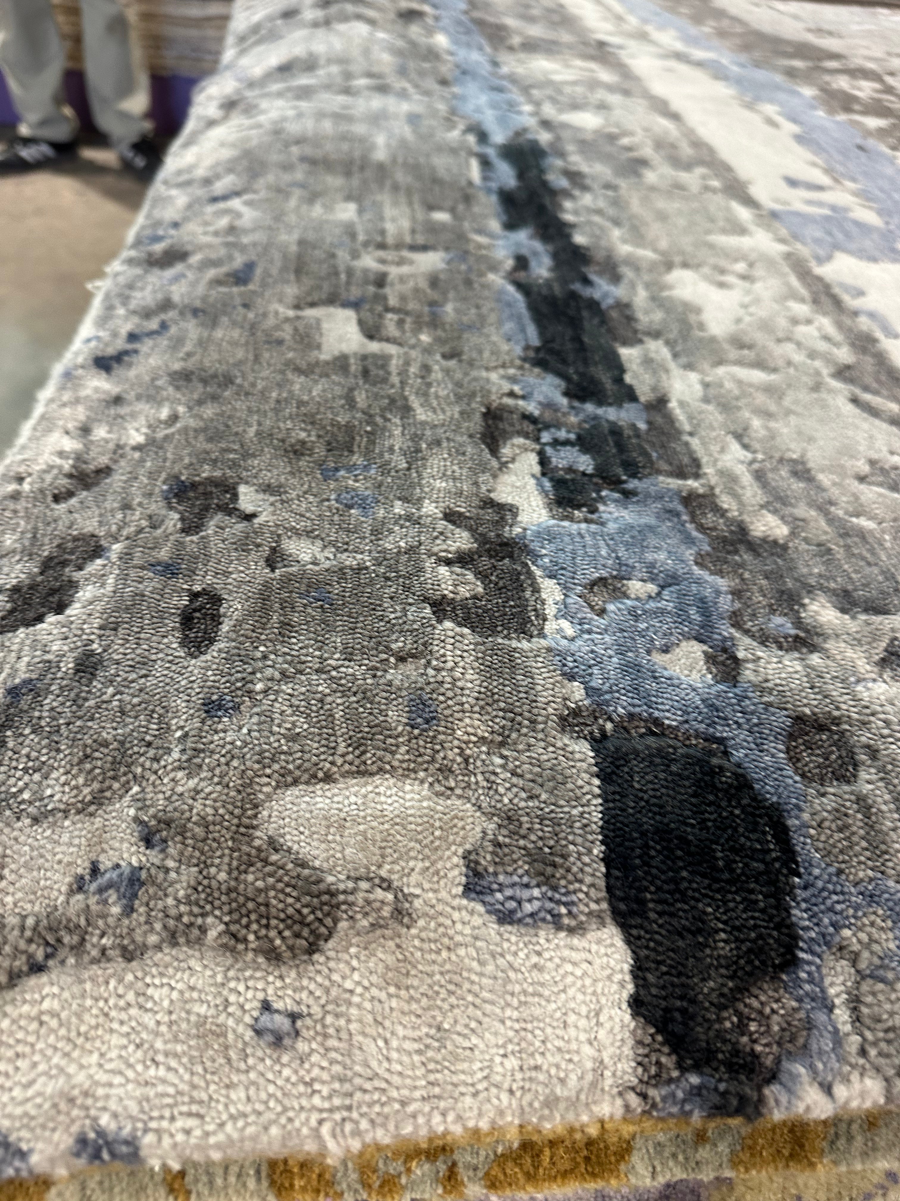 Jack Gilchrist 6.6x8.3 Blue Noor Rug - CLEARANCE 30% off