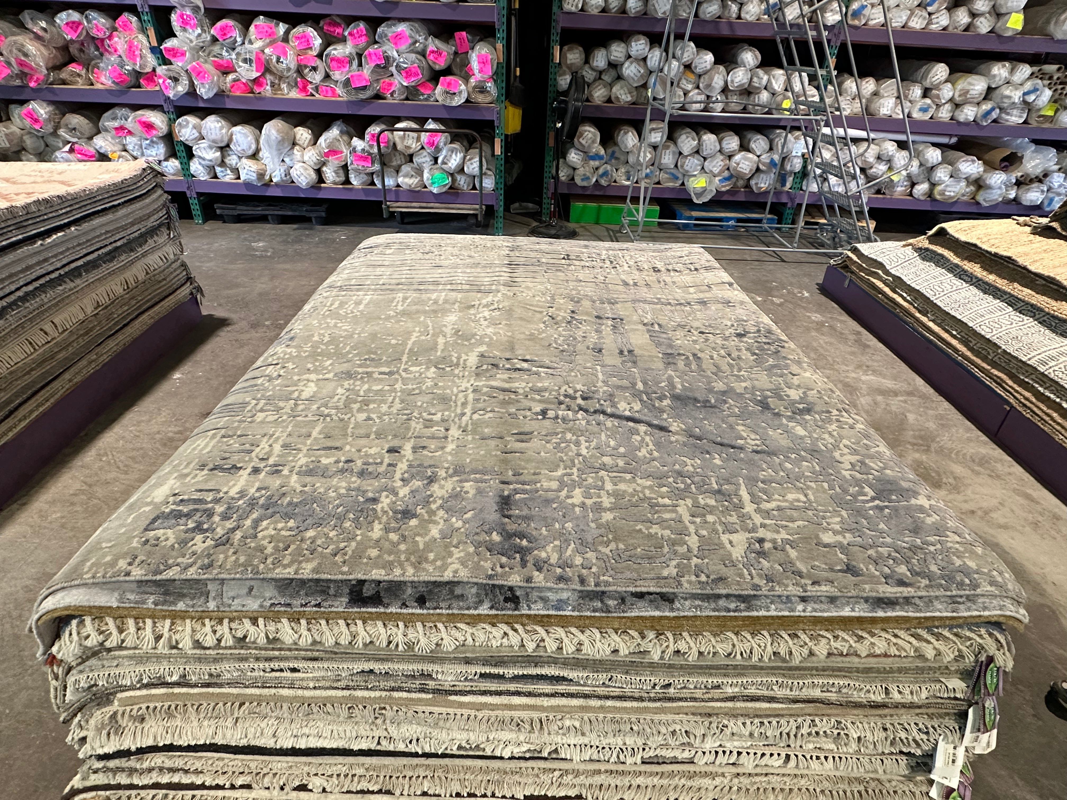 Seth Davis 6.6x8.2 Blue Fusion Rug - CLEARANCE 30% off