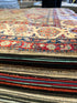 Anna Mezentseva 6.7x9.5 Silver/Grey Afghani Kazak Rug