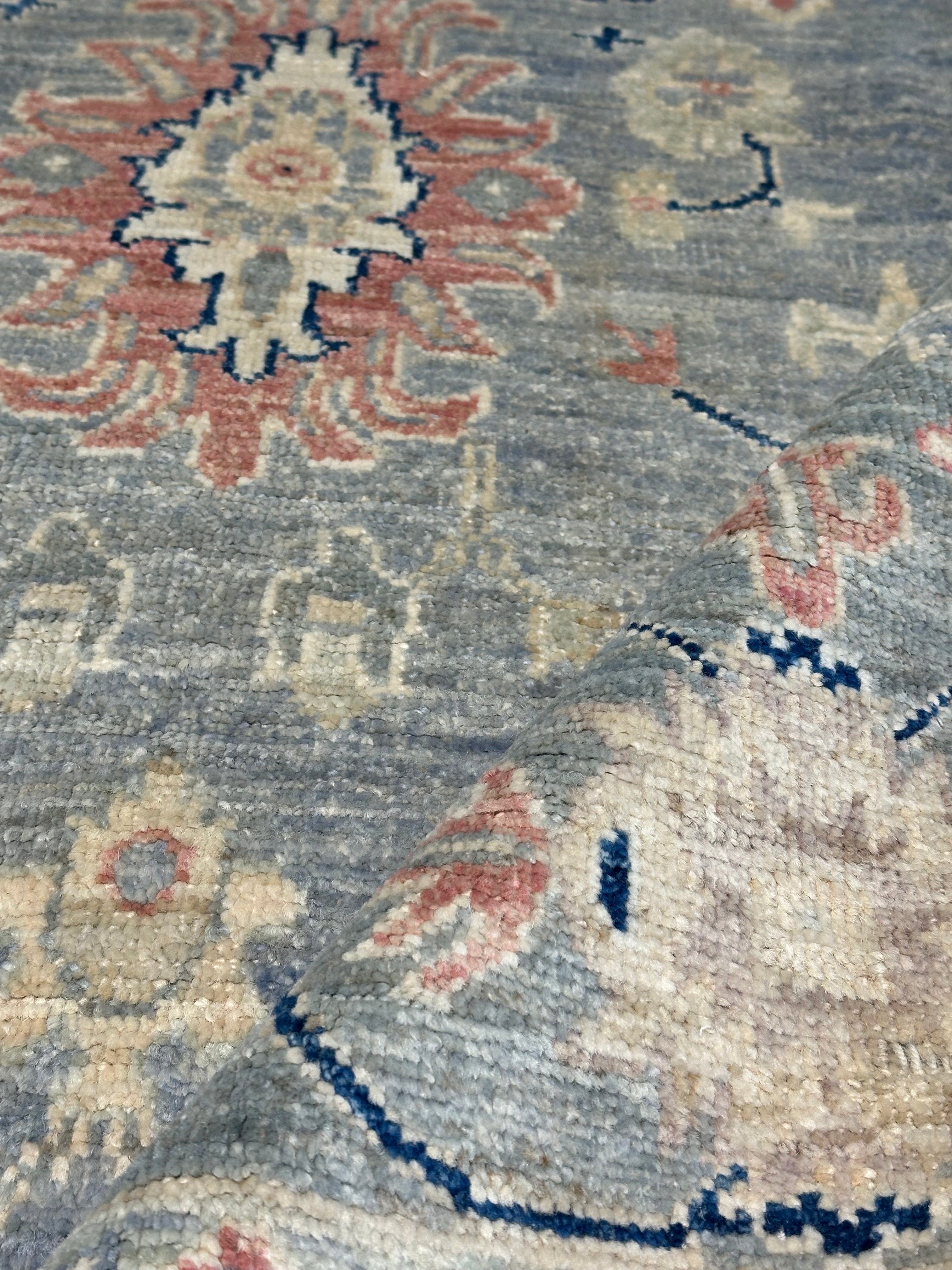 Monica Price 4.9x6.10 Hand-Knotted Afghani Oushak