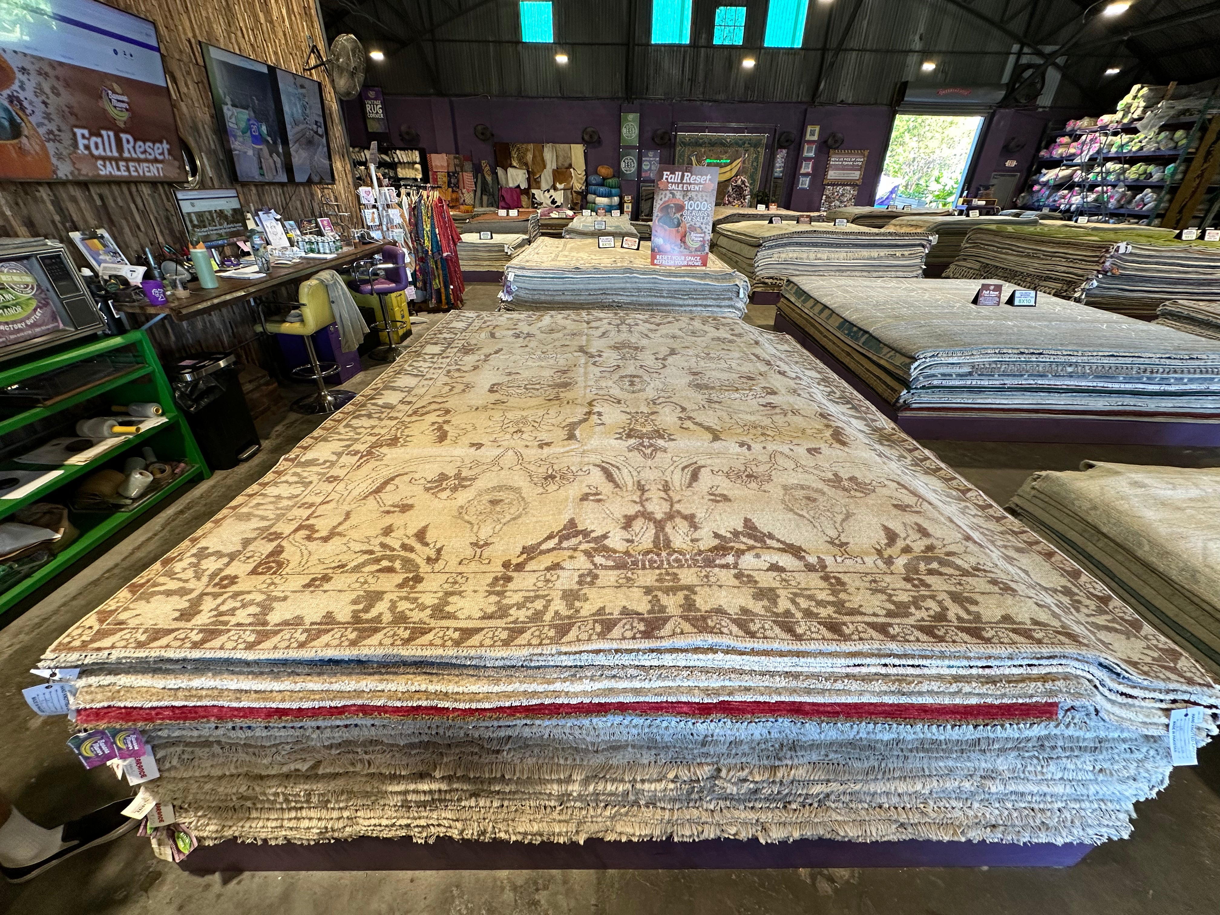 Jennifer Kinnear 7.10x9.3 Hand-Knotted Afghani Oushak