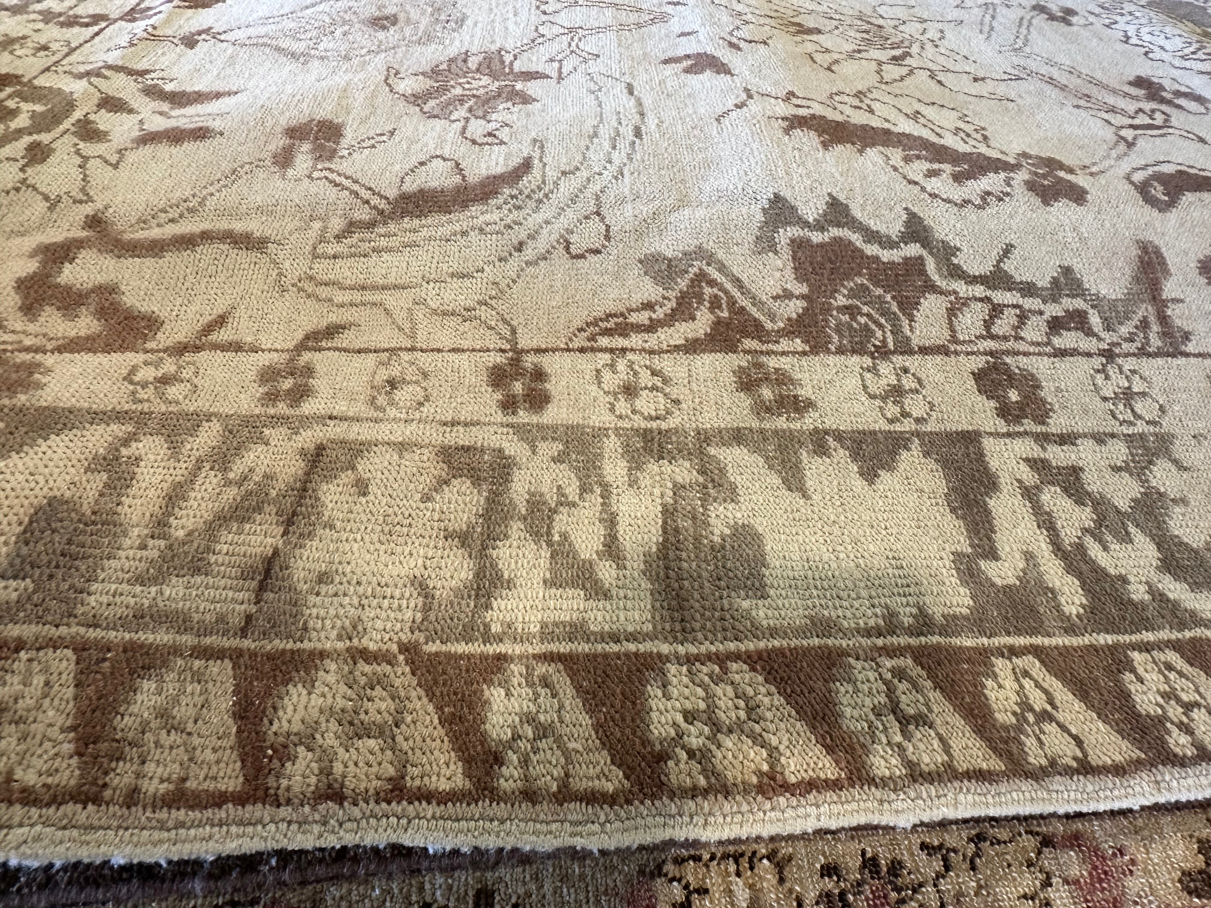 Jennifer Kinnear 7.10x9.3 Hand-Knotted Afghani Oushak