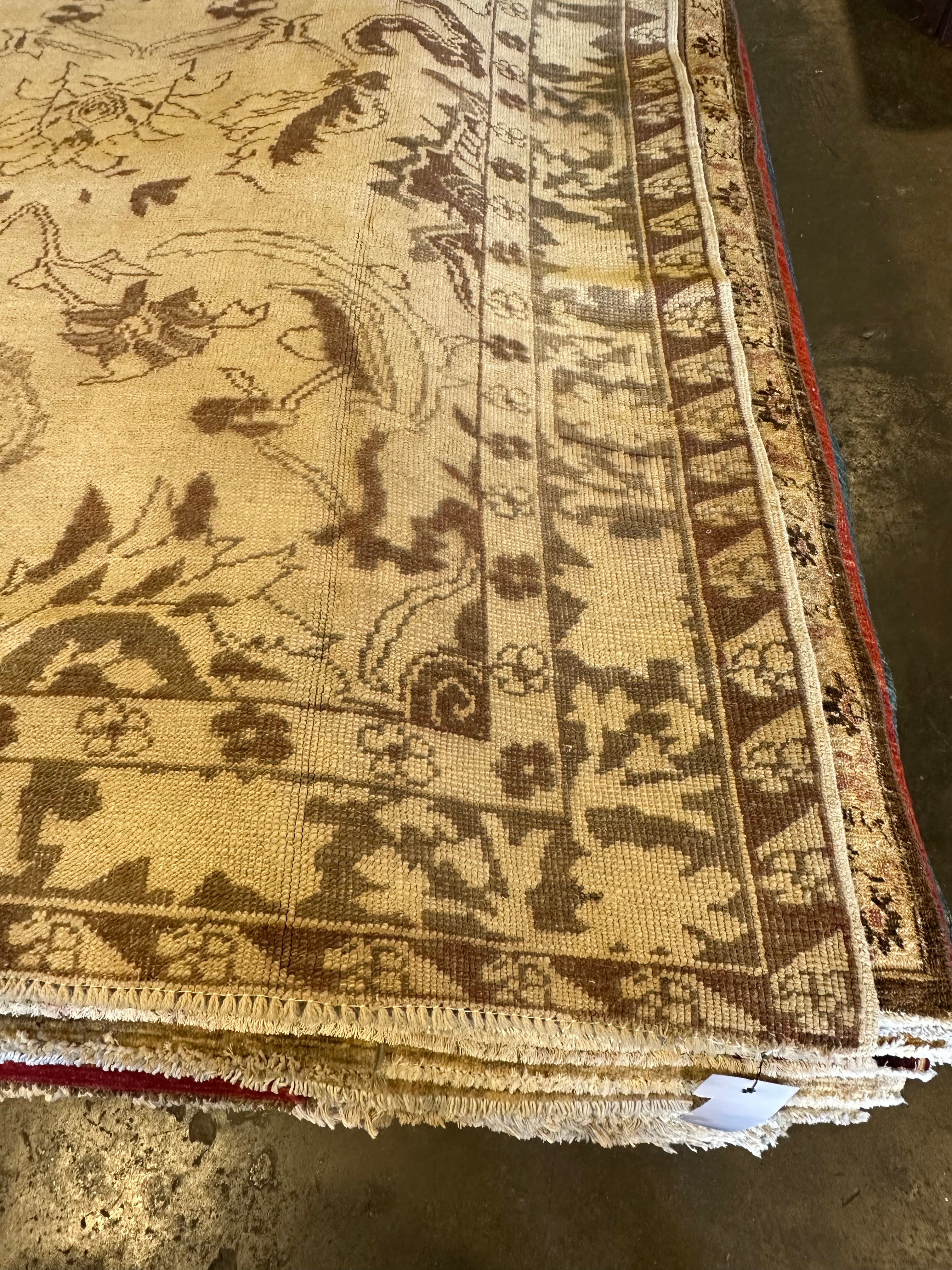 Jennifer Kinnear 7.10x9.3 Hand-Knotted Afghani Oushak