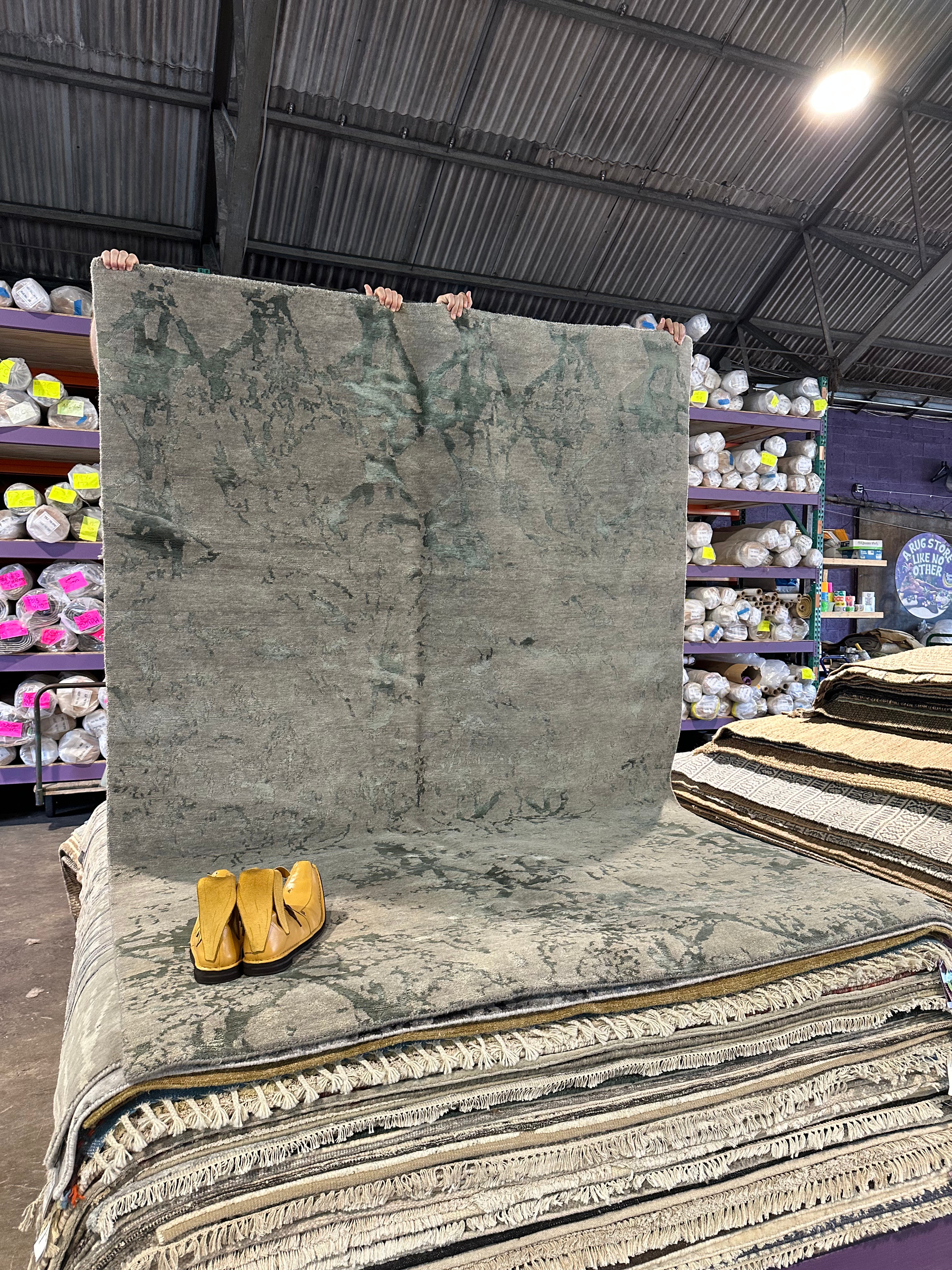 Bryan Kestner 5.9x8.9 Green Origins Rug - CLEARANCE 30% off