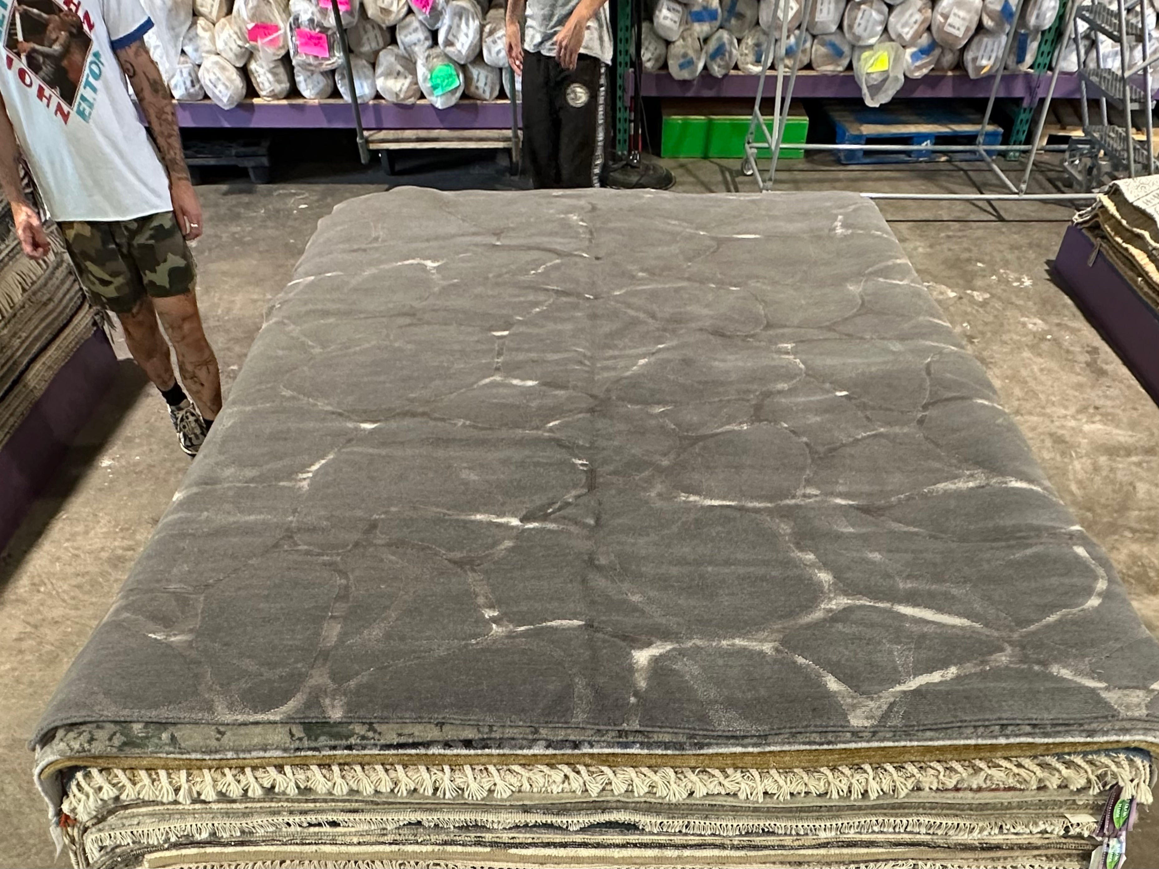 Will Folks 6x9 Grey Impressions Rug - CLEARANCE 30% off