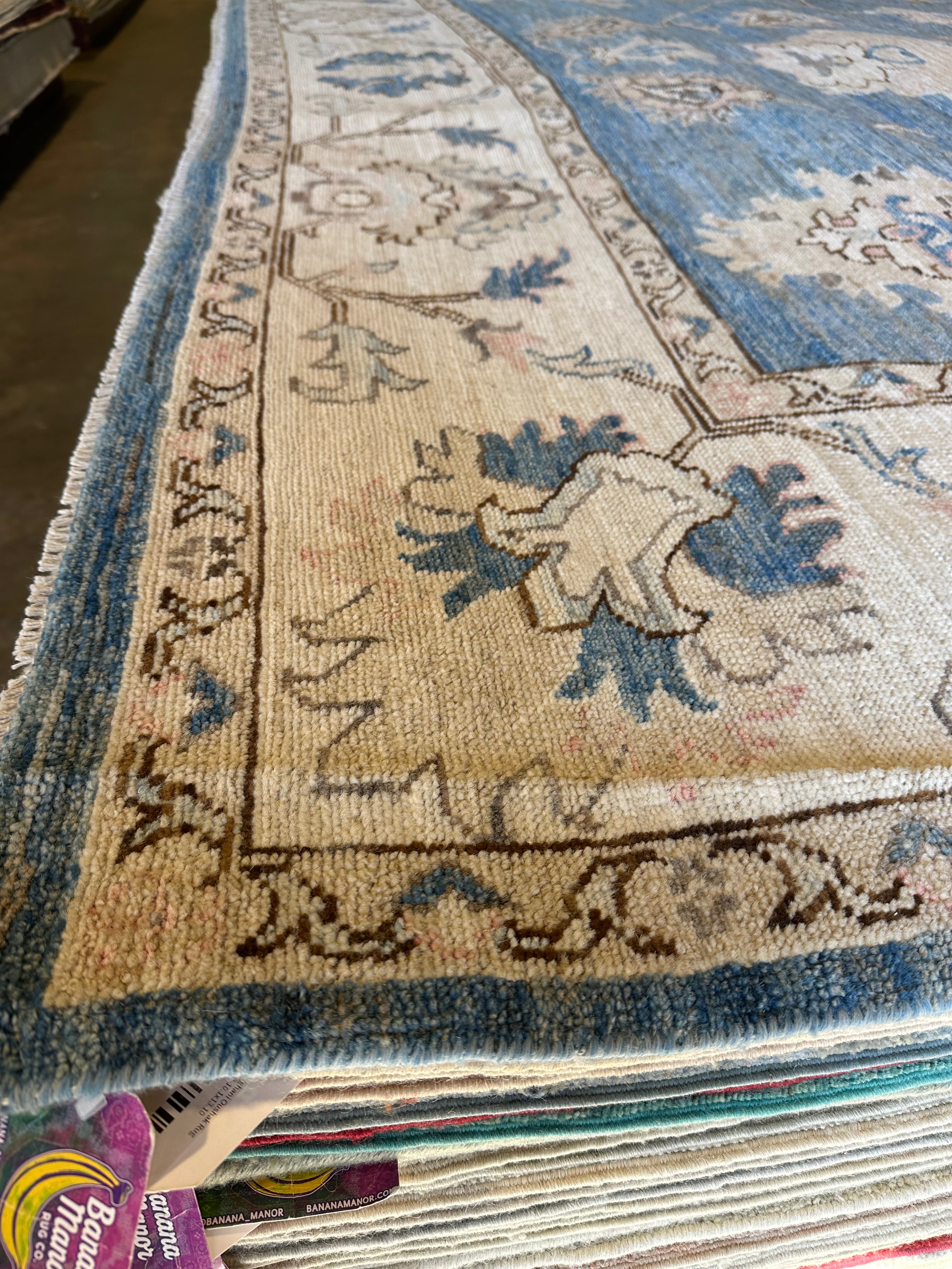 Lucy Shaw 9.7x13.2 Hand-Knotted Afghani Oushak
